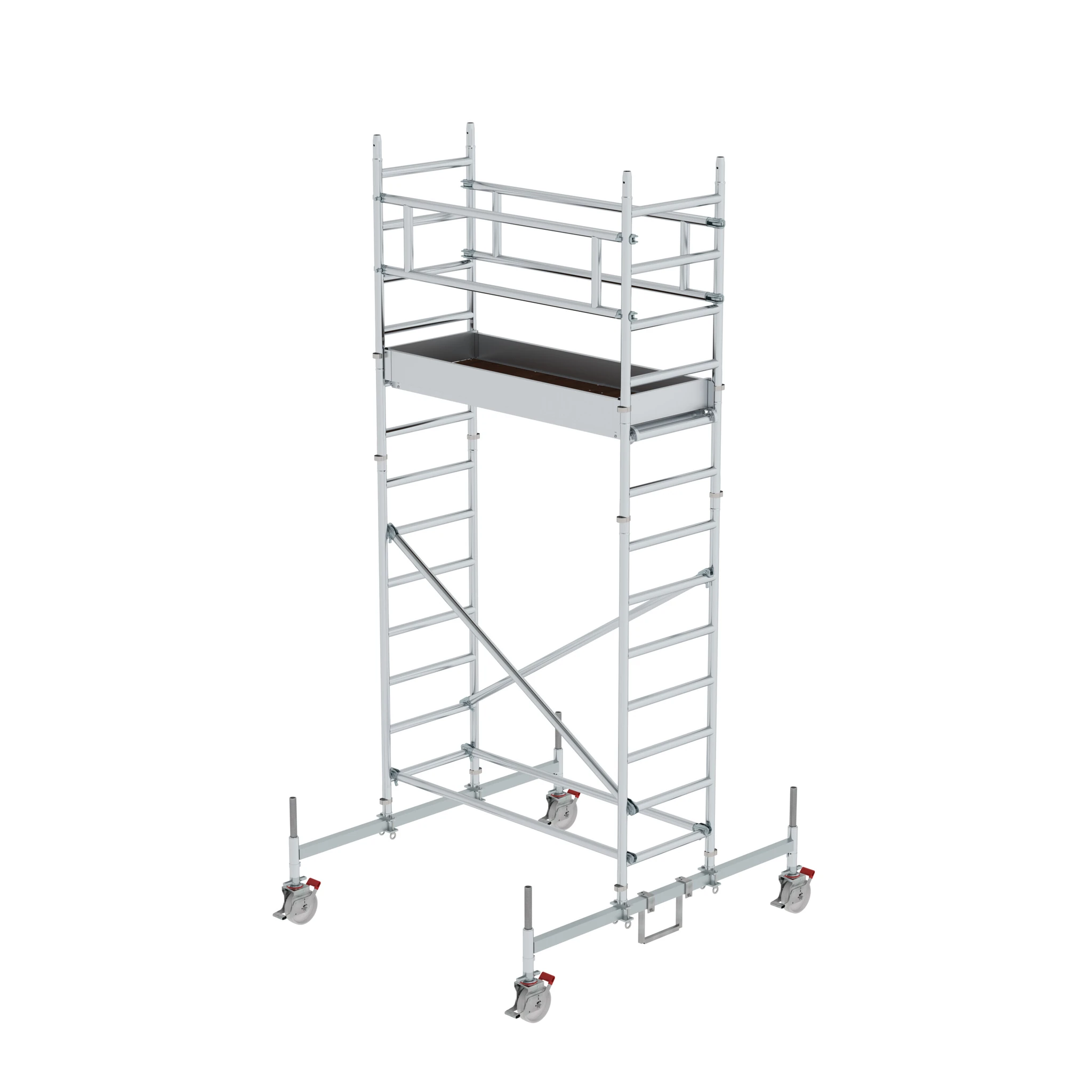 MUNK | Rollgerüst 0,75 x 1,80 m mit Fahrbalken Plattformhöhe 3,26 m