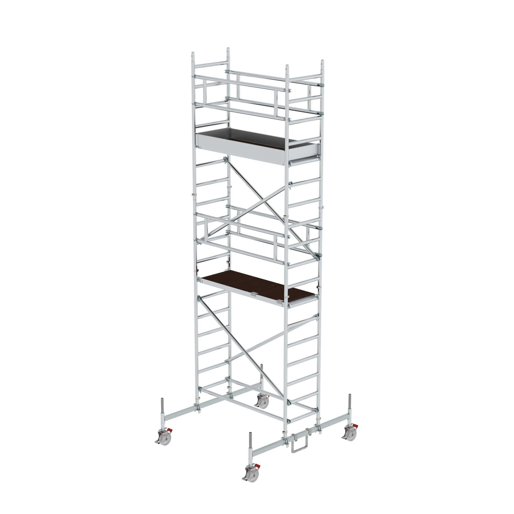 MUNK | Rollgerüst 0,75 x 1,80 m mit Fahrbalken Plattformhöhe 4,66 m