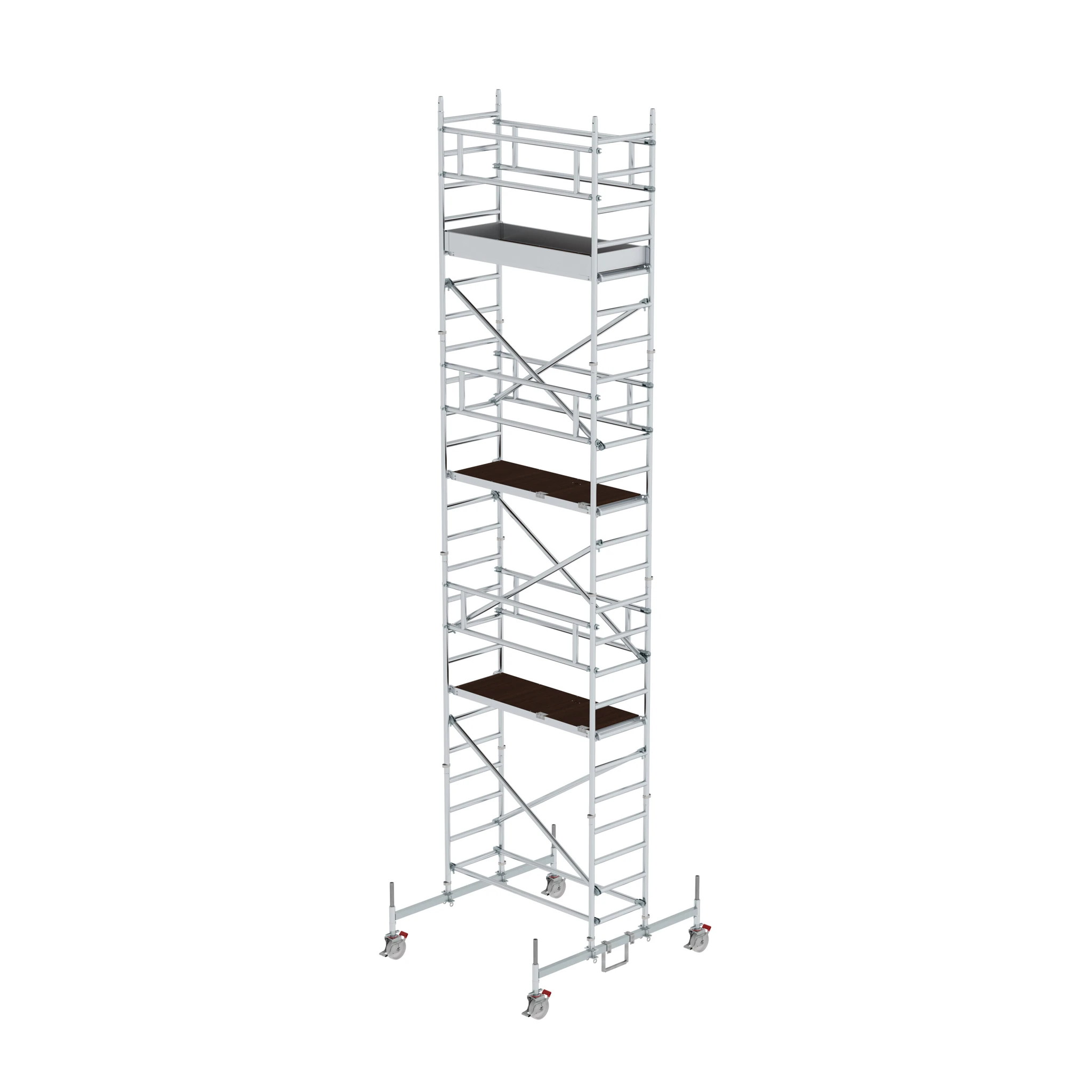 MUNK | Rollgerüst 0,75 x 1,80 m mit Fahrbalken Plattformhöhe 6,62 m