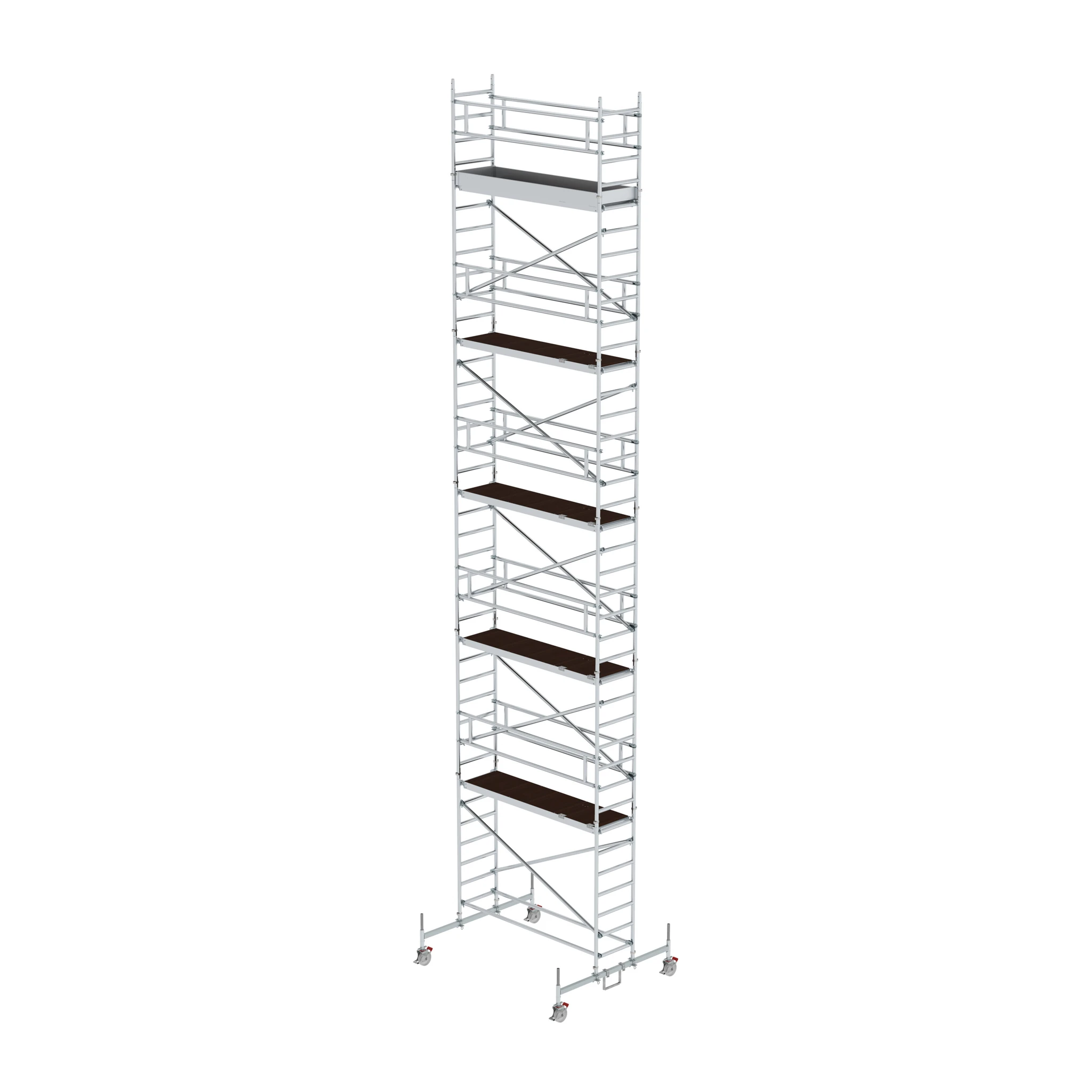 MUNK | Rollgerüst 0,75 x 2,45 m mit Fahrbalken Plattformhöhe 10,54 m