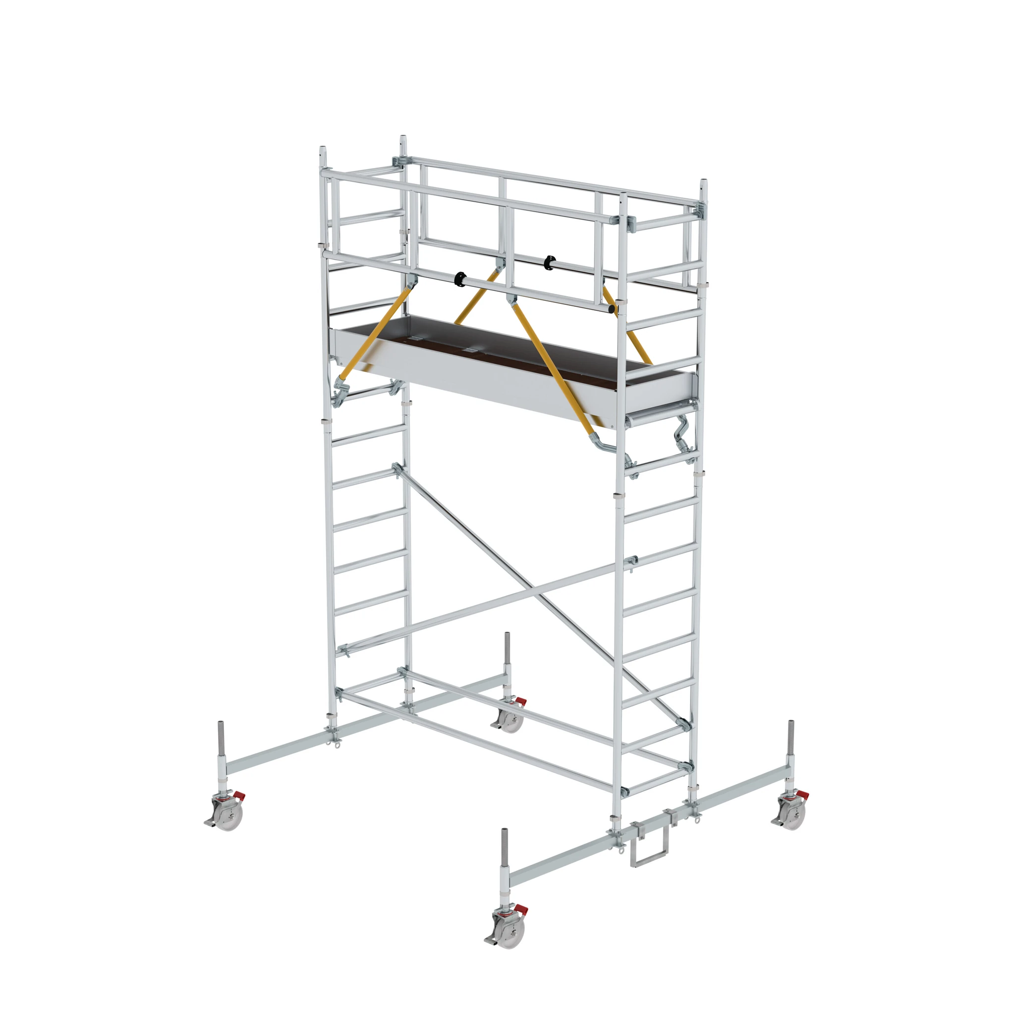 MUNK | Rollgerüst SG 0,75 x 2,45 m mit Fahrbalken Plattformhöhe 3,26 m