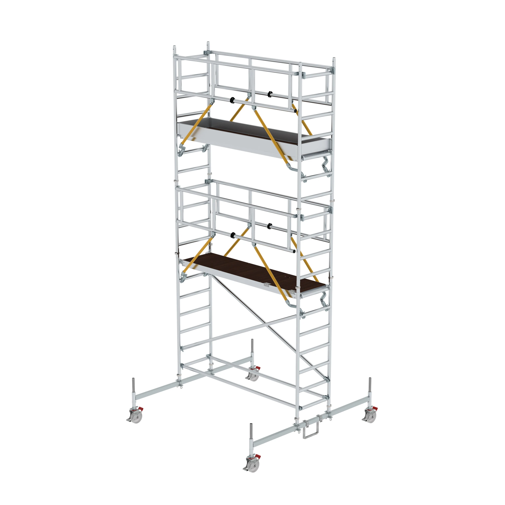 MUNK | Rollgerüst SG 0,75 x 2,45 m mit Fahrbalken Plattformhöhe 4,66 m