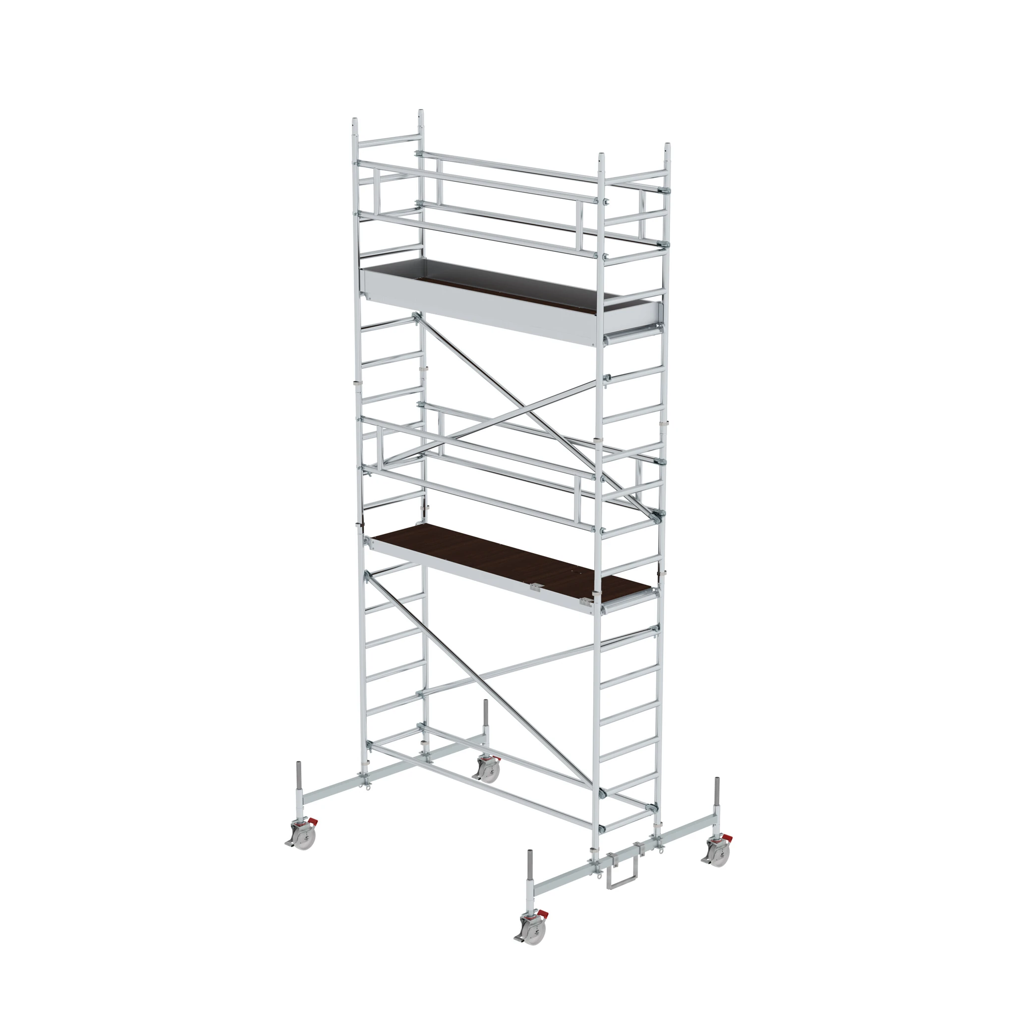 MUNK | Rollgerüst 0,75 x 2,45 m mit Fahrbalken Plattformhöhe 4,66 m