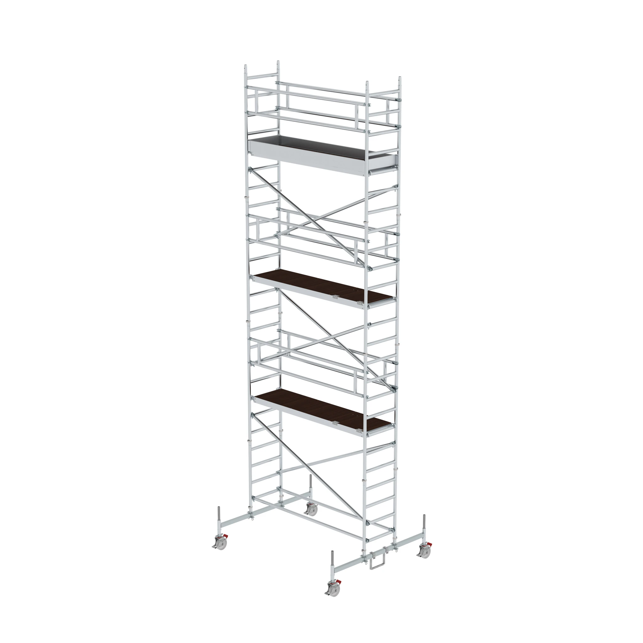 MUNK | Rollgerüst 0,75 x 2,45 m mit Fahrbalken Plattformhöhe 6,62 m