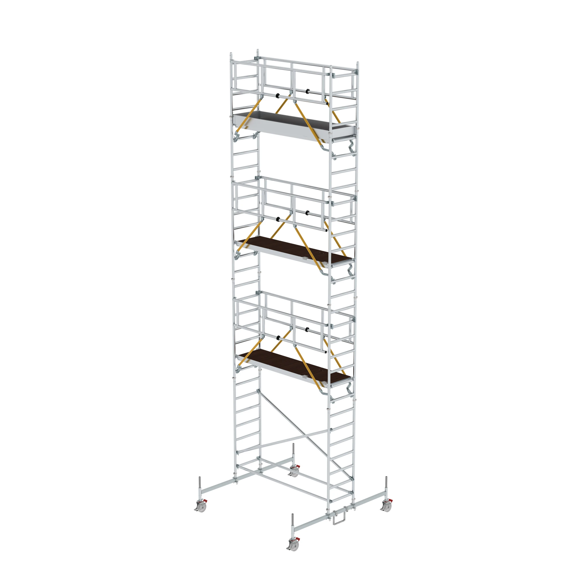 MUNK | Rollgerüst SG 0,75 x 2,45 m mit Fahrbalken Plattformhöhe 7,74 m