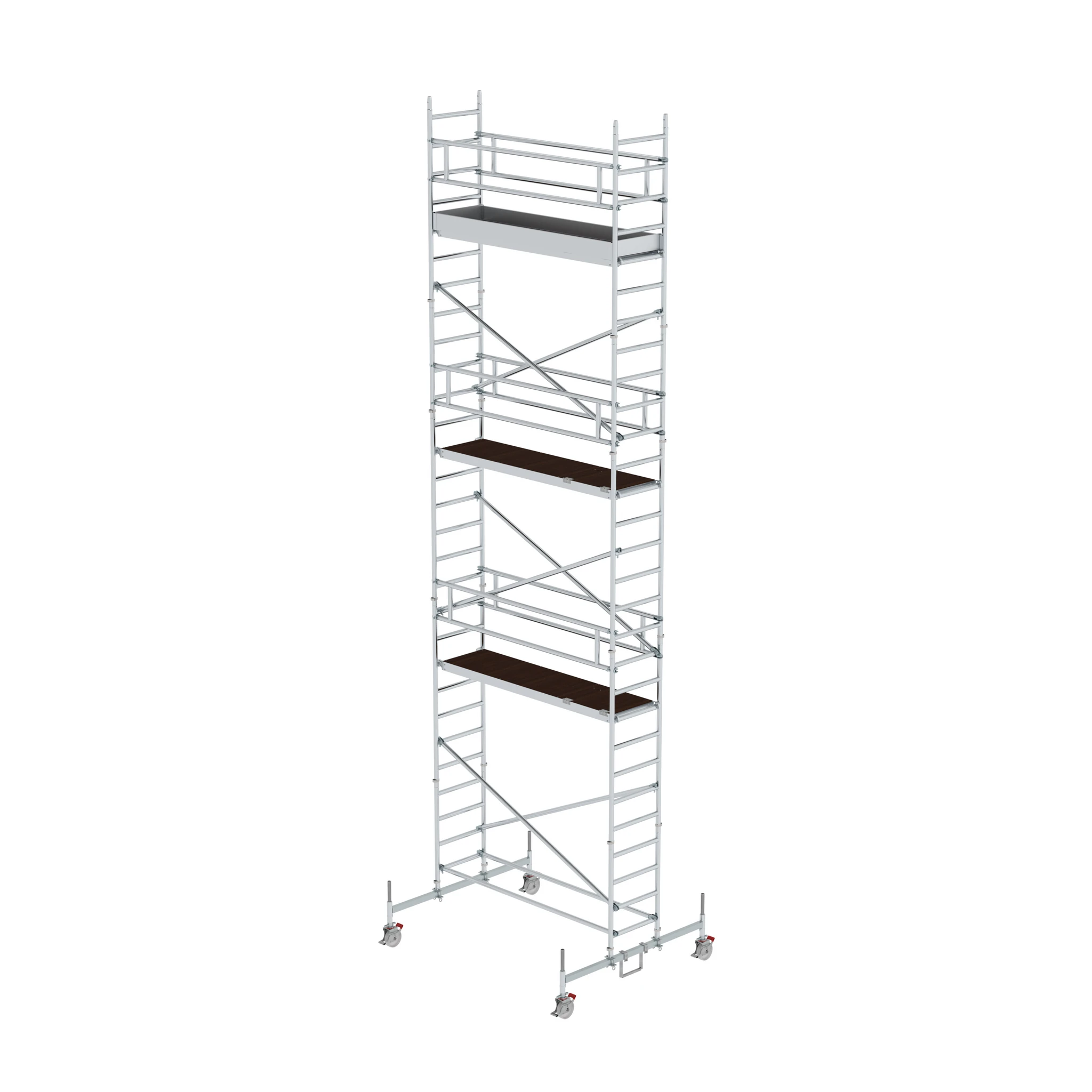 MUNK | Rollgerüst 0,75 x 2,45 m mit Fahrbalken Plattformhöhe 7,74 m