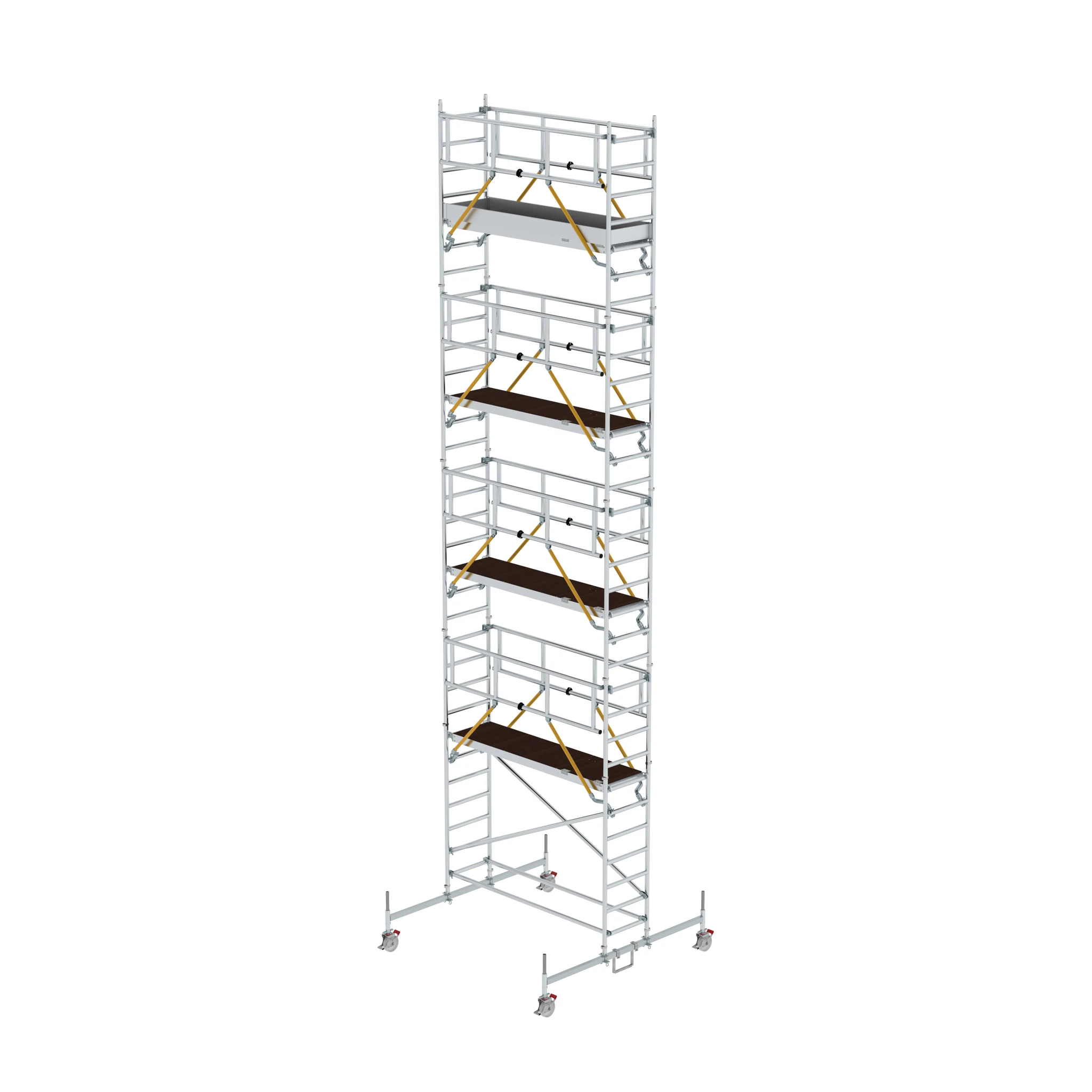 MUNK | Rollgerüst SG 0,75 x 2,45 m mit Fahrbalken Plattformhöhe 8,58 m