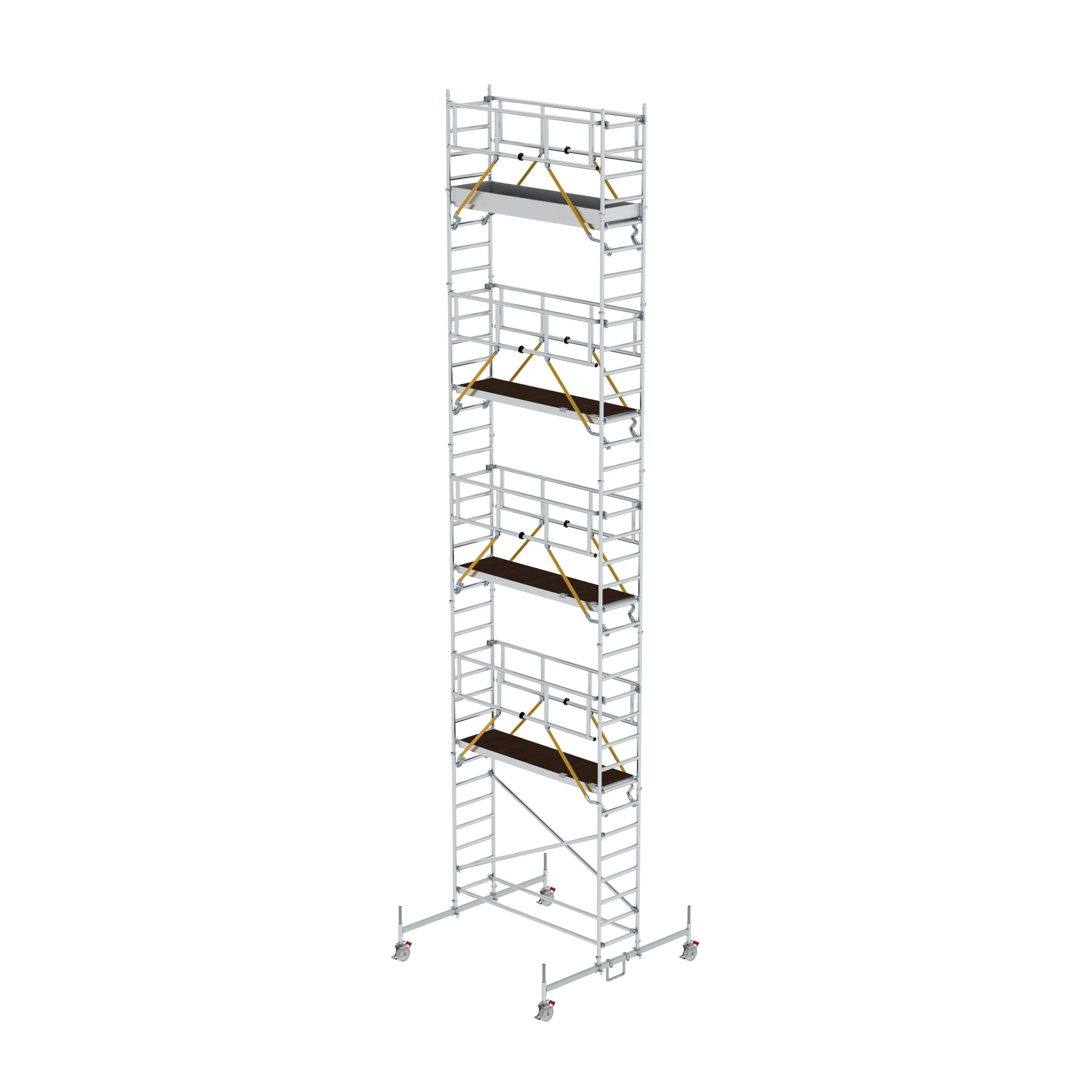 MUNK | Rollgerüst SG 0,75 x 2,45 m mit Fahrbalken Plattformhöhe 9,70 m