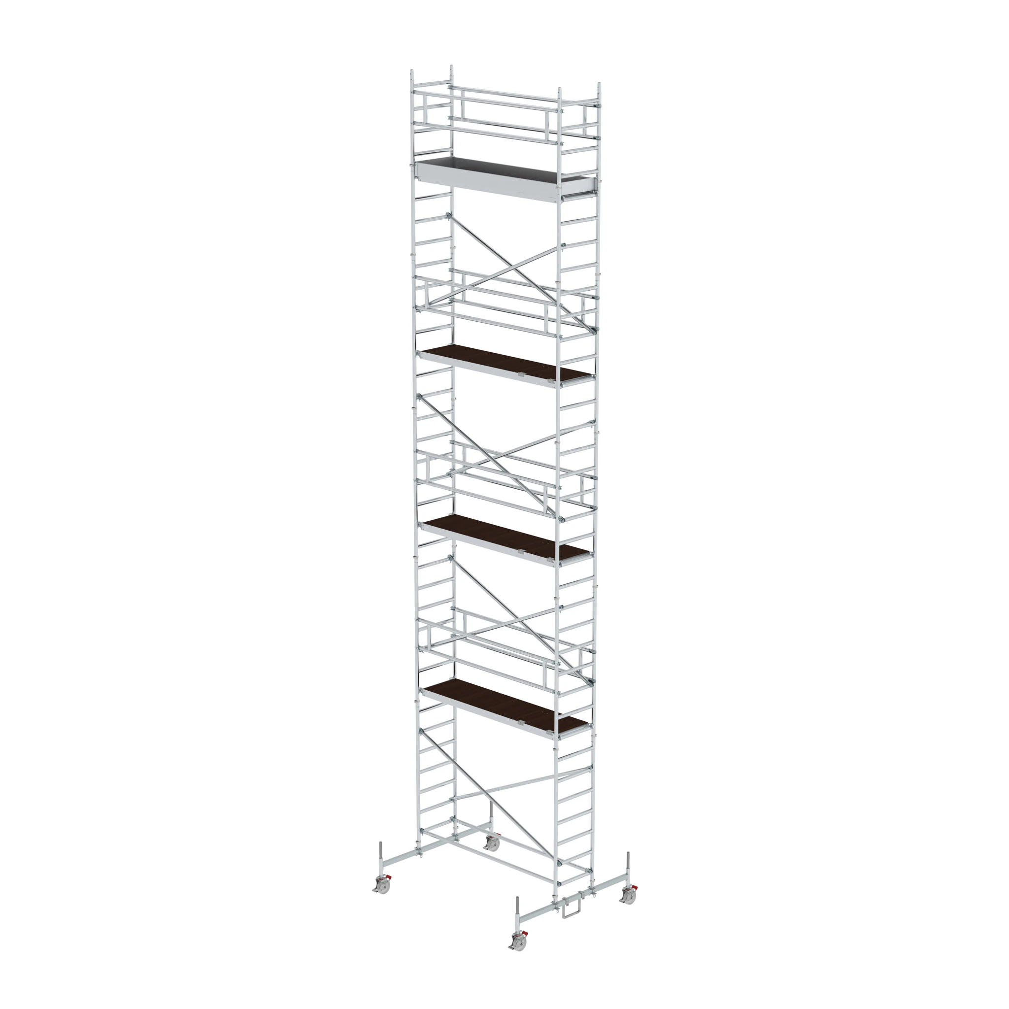 MUNK | Rollgerüst 0,75 x 2,45 m mit Fahrbalken Plattformhöhe 9,70 m