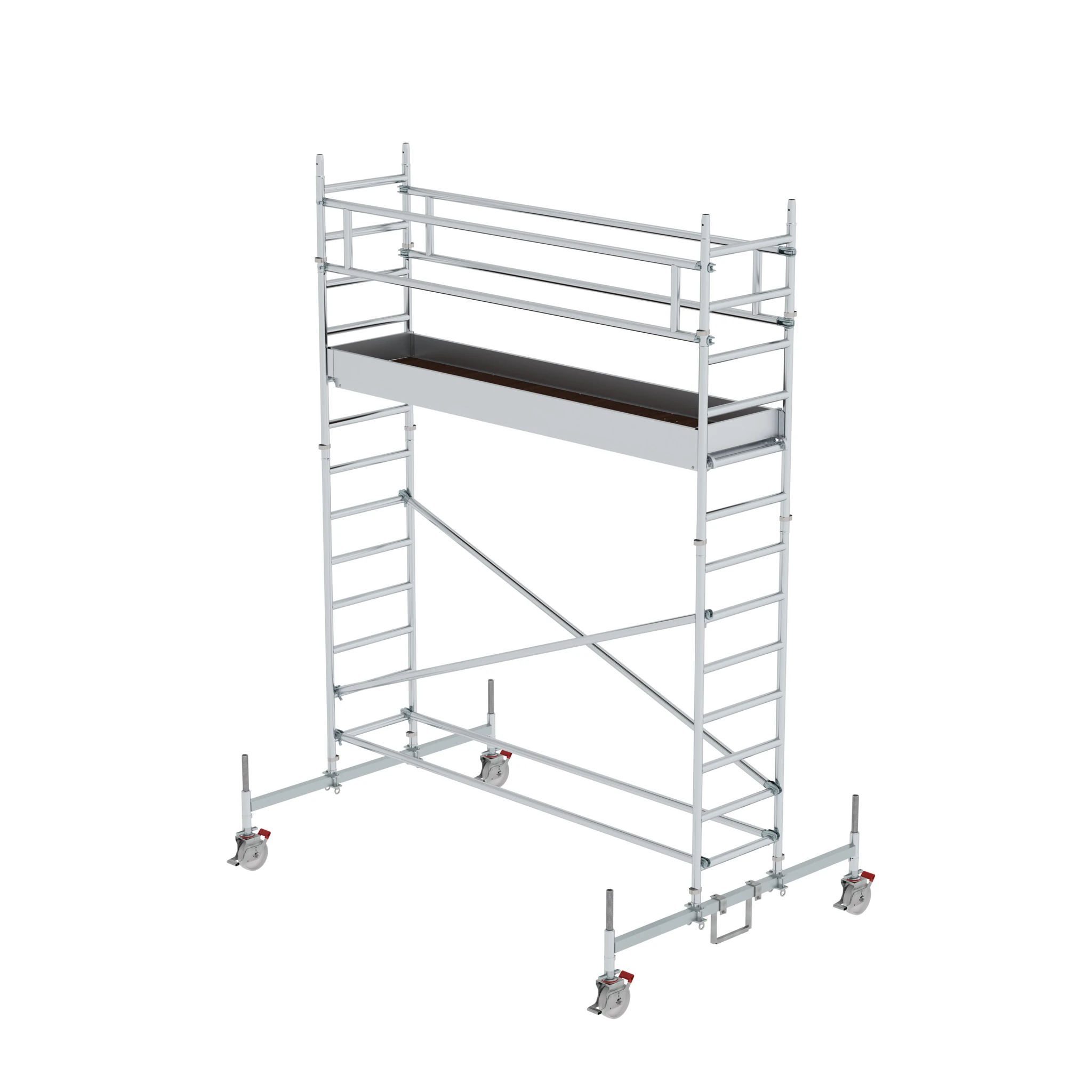 MUNK | Rollgerüst 0,75 x 3,0 m mit Fahrbalken Plattformhöhe 3,26 m