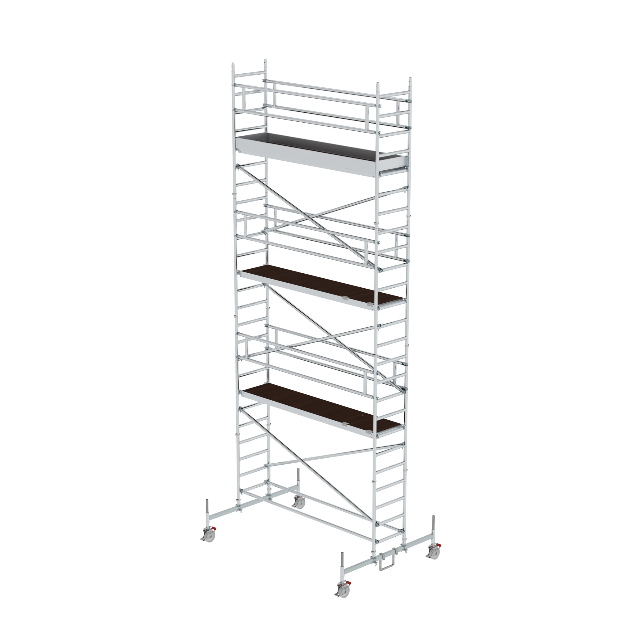 MUNK | Rollgerüst 0,75 x 3,0 m mit Fahrbalken Plattformhöhe 6,62 m