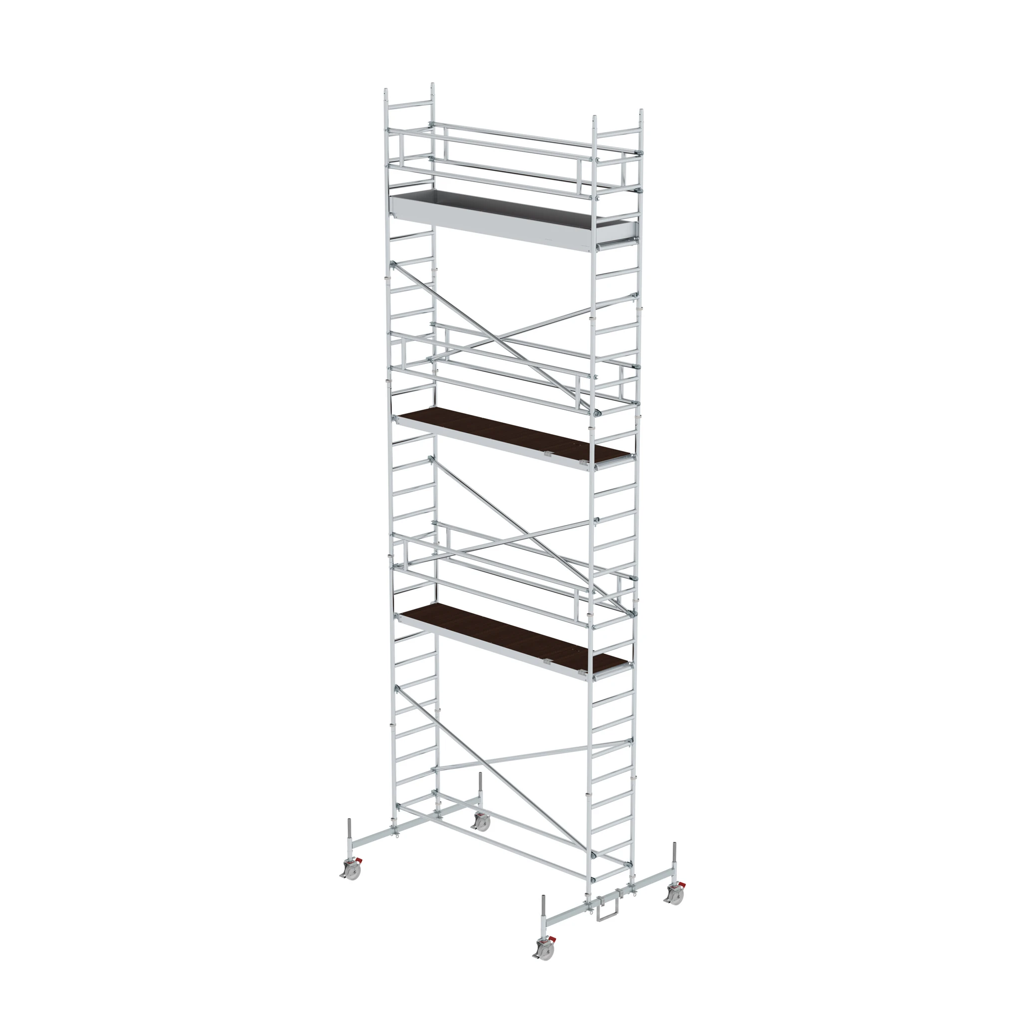 MUNK | Rollgerüst 0,75 x 3,0 m mit Fahrbalken Plattformhöhe 7,74 m