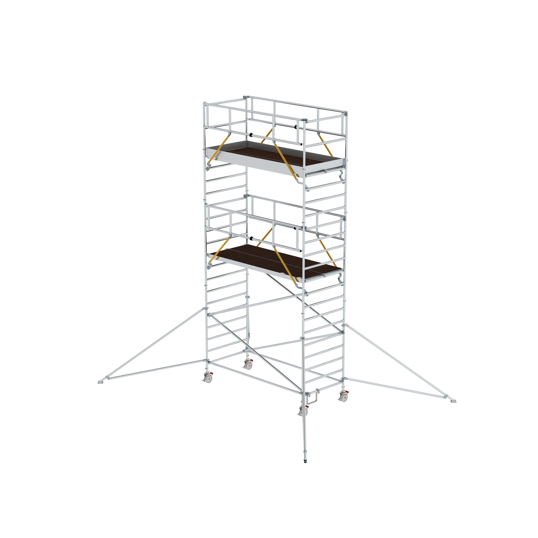 MUNK | Rollgerüst SG 1,35 x 3,0 m mit Ausleger & Doppel-Plattform Plattformhöhe 5,59 m