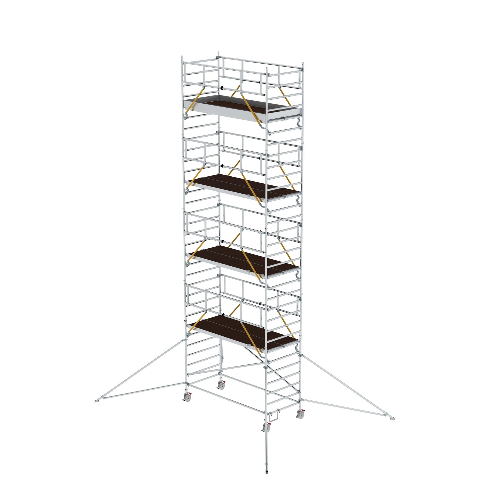 MUNK | Rollgerüst SG 1,35 x 3,0 m mit Ausleger & Doppel-Plattform Plattformhöhe 8,39 m