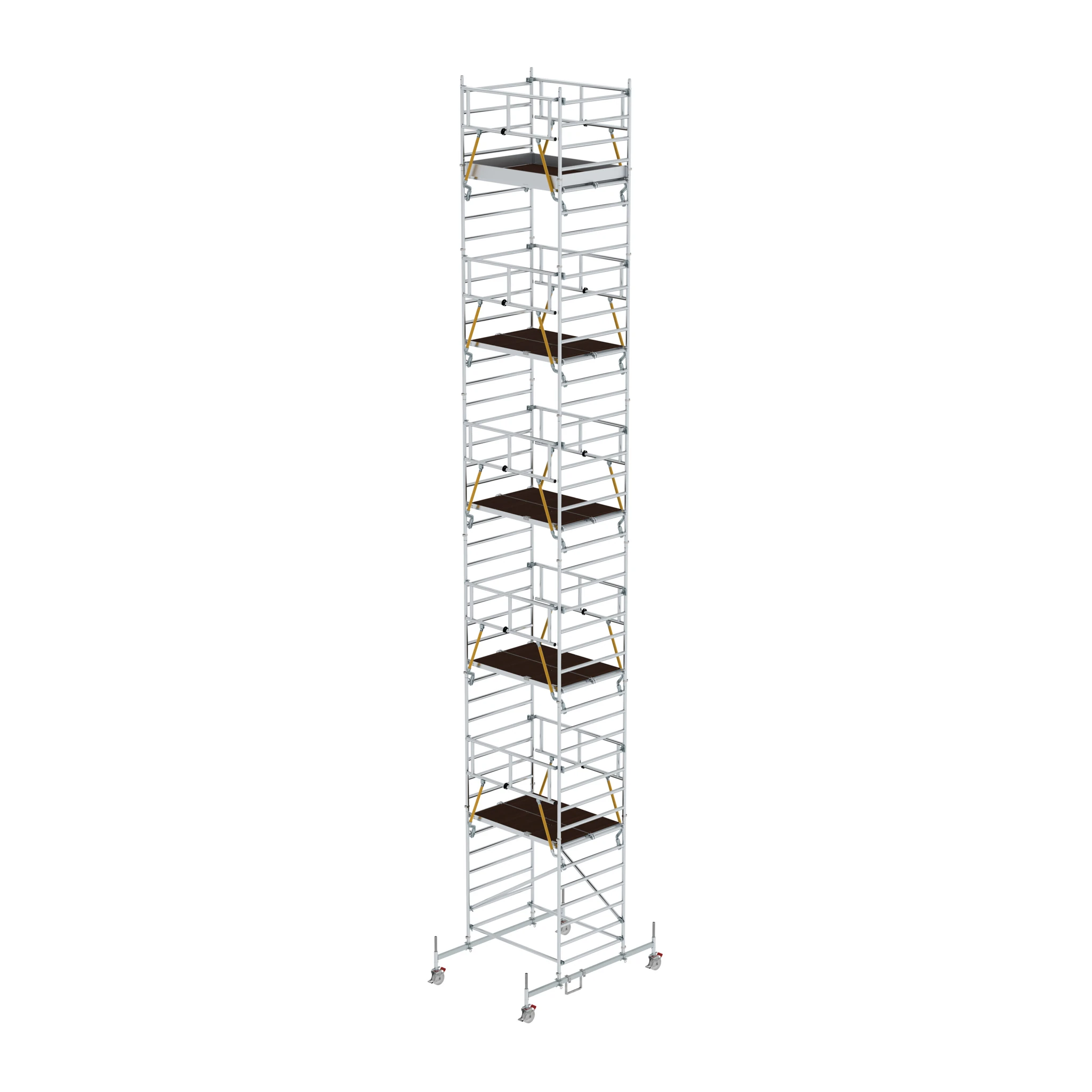 MUNK | Rollgerüst SG 1,35 x 1,80 m mit Fahrbalken & Doppel-Plattform Plattformhöhe 11,62 m