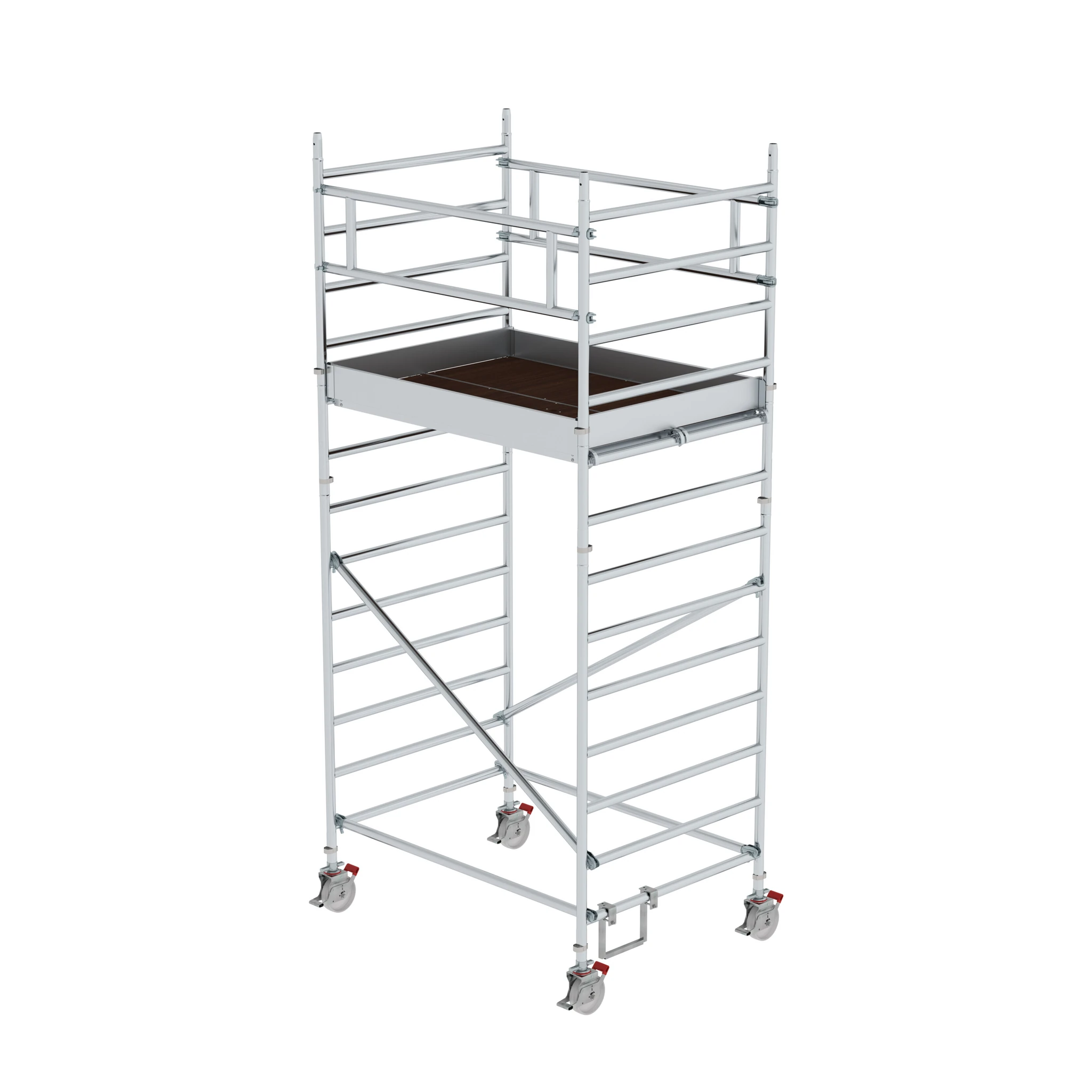 MUNK | Rollgerüst 1,35 x 1,80 m mit Doppel-Plattform Plattformhöhe 3,07 m