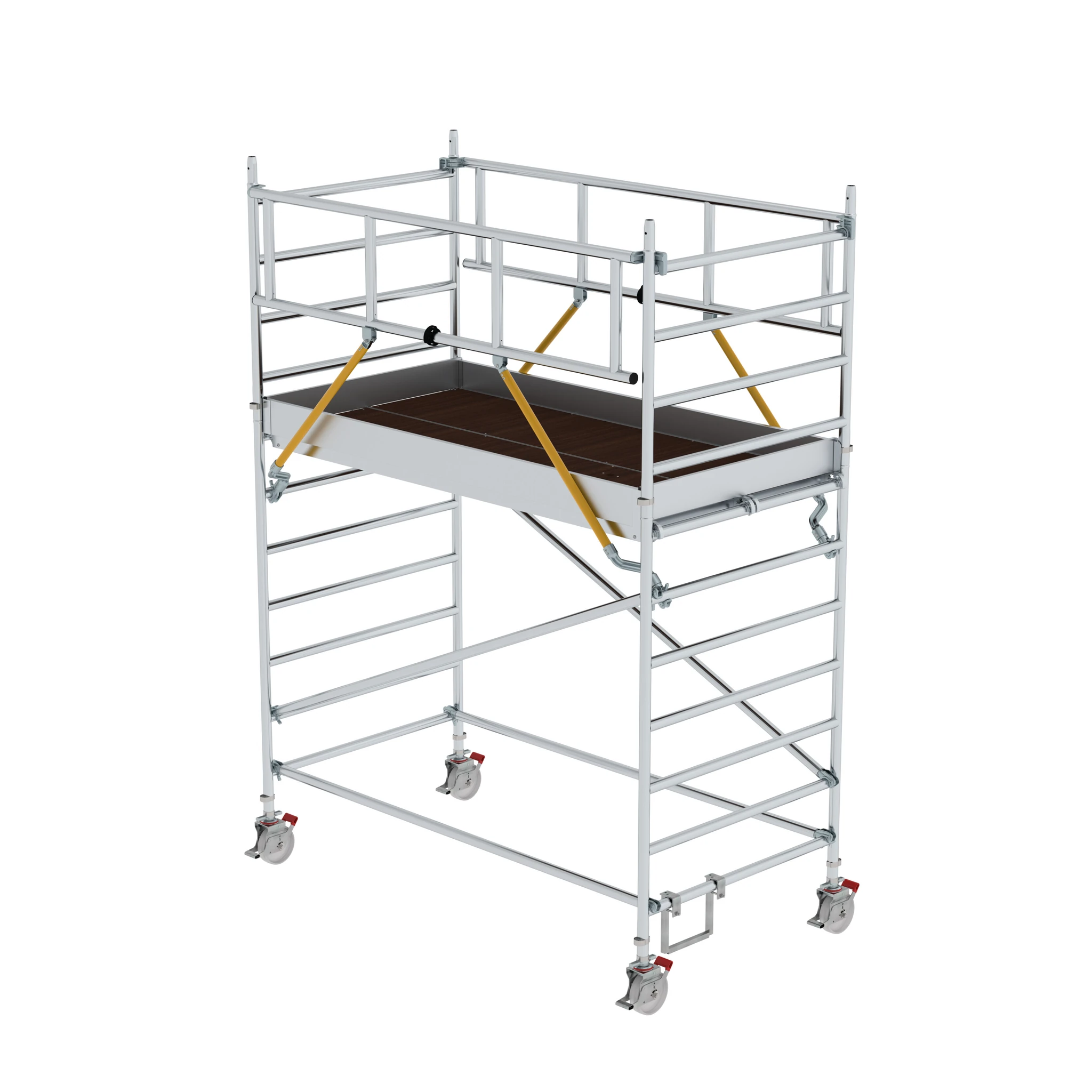 MUNK | Rollgerüst SG 1,35 x 2,45 m mit Doppel-Plattform Plattformhöhe 2,51 m
