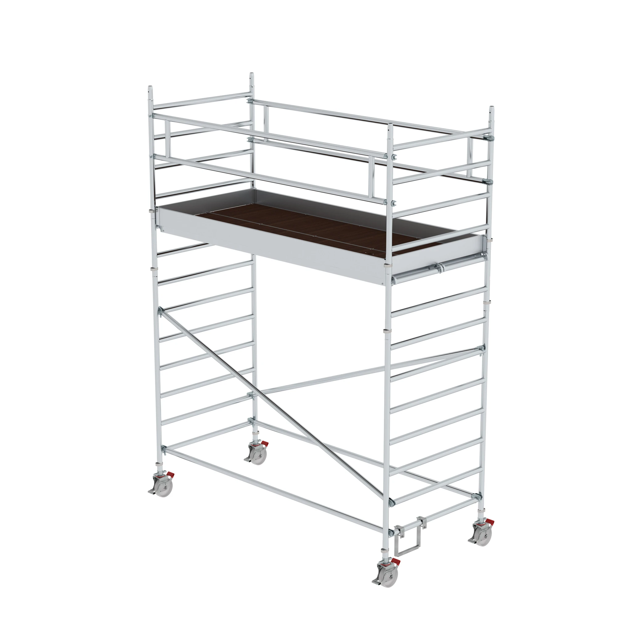MUNK | Rollgerüst 1,35 x 3,0 m mit Doppel-Plattform Plattformhöhe 3,07 m
