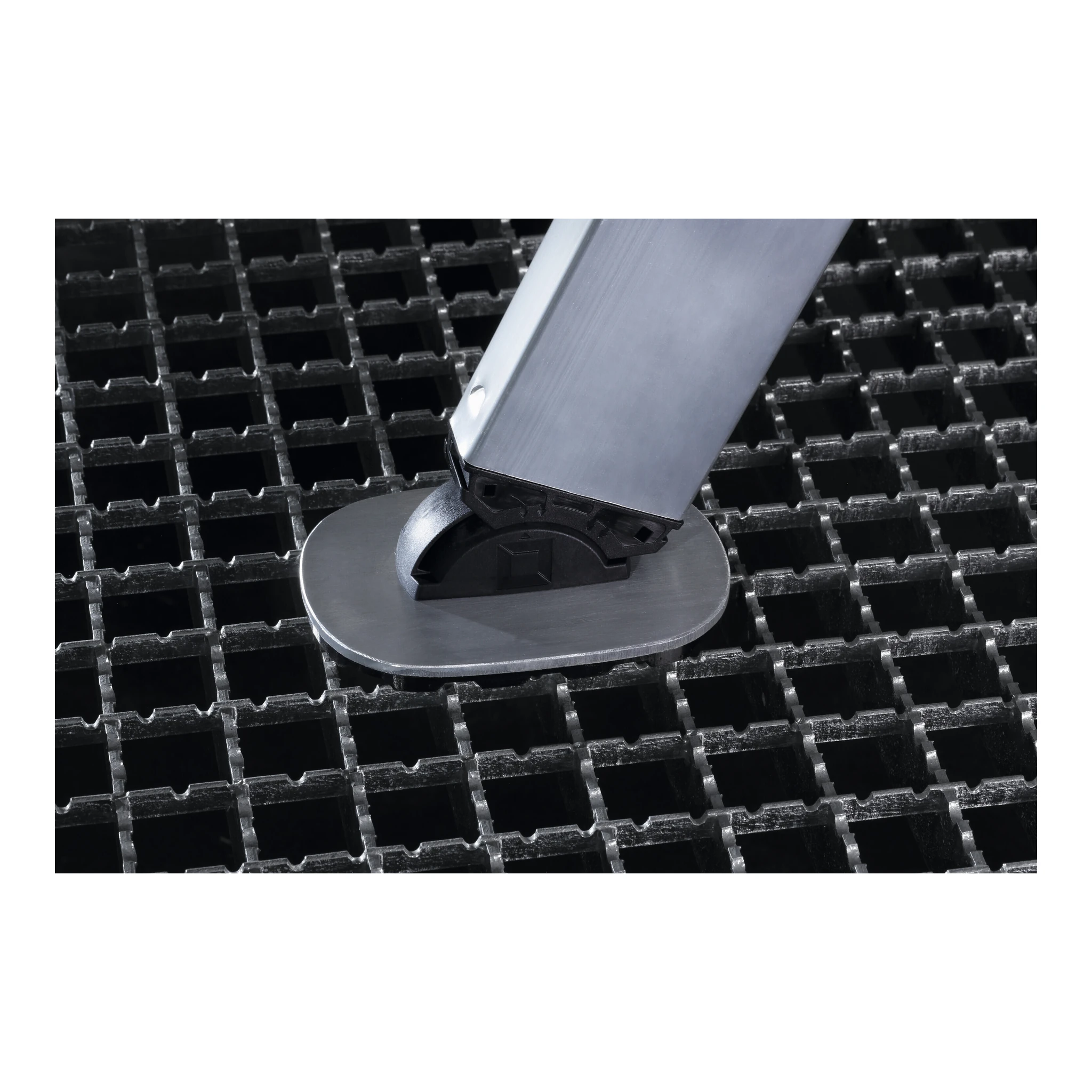 MUNK | nivello®-Fußplatte für Gitterroste 126x89 mm – Bild 2