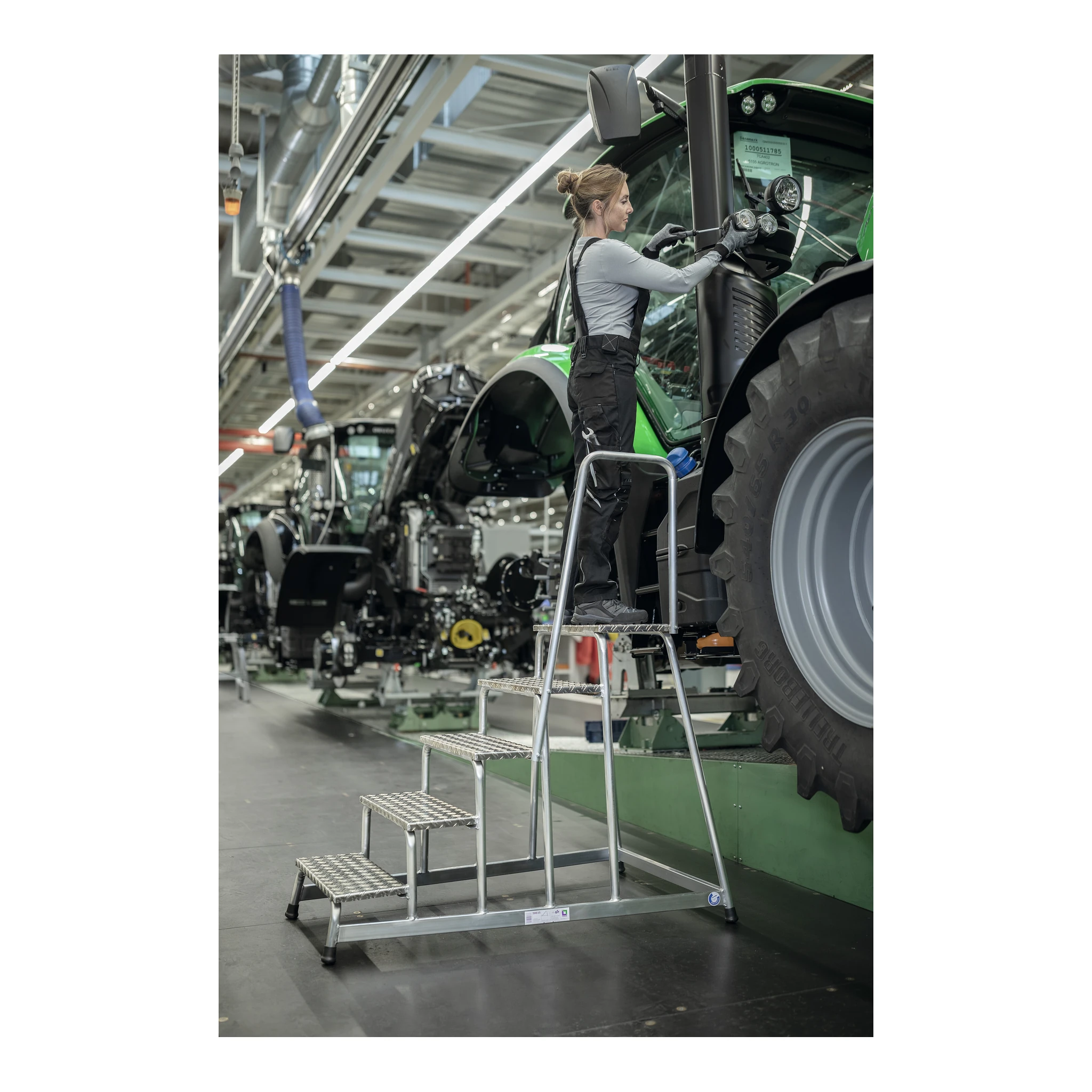 MUNK | Arbeitspodest starr mit Handlauf 3 Stufen – Bild 2
