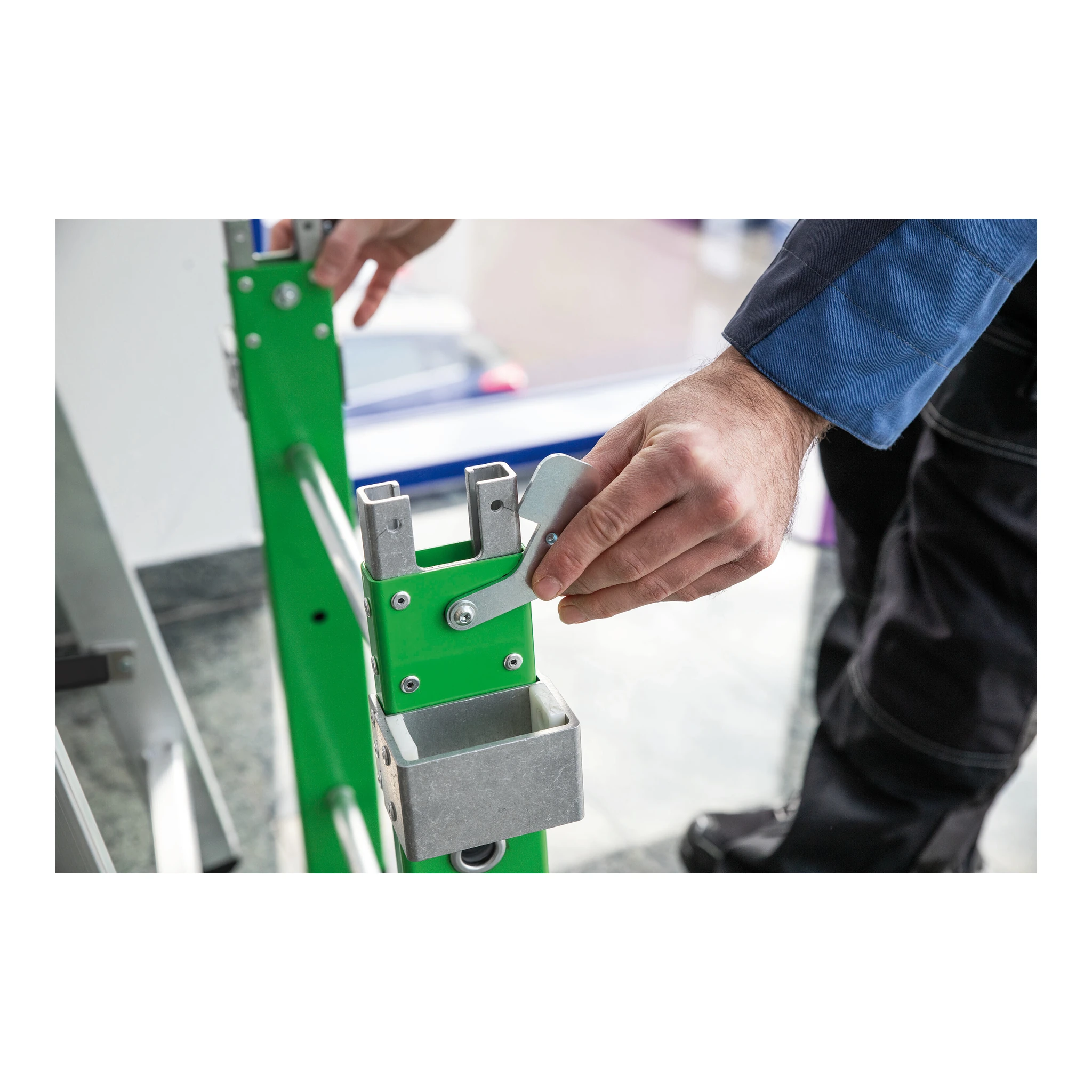 MUNK | Einsteckteil für Plattformleiter steckbar plus 2 Stufen – Bild 3