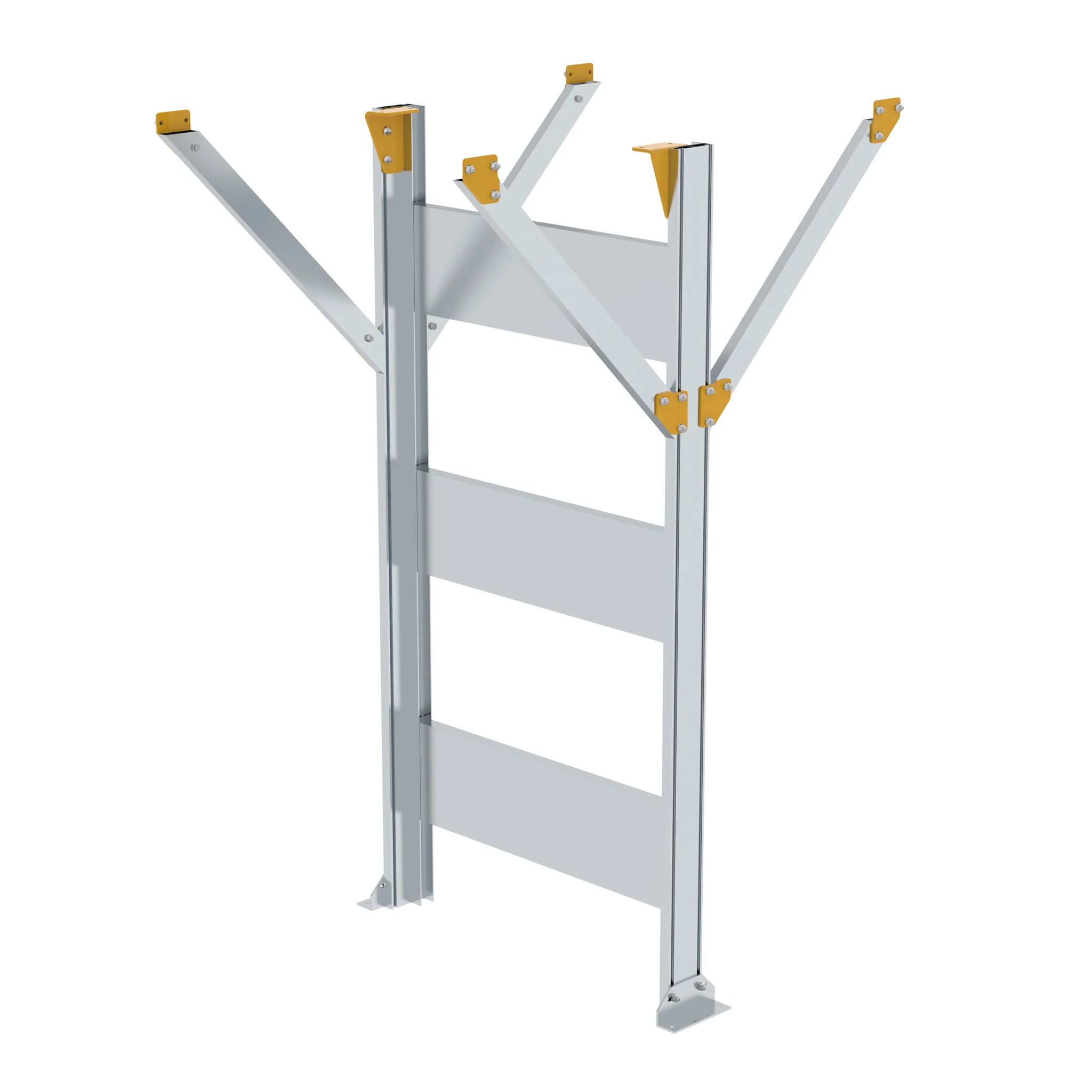 MUNK | Stützteil für Baukastensystem Laufsteganlage Plattformhöhe 1250-2499 mm