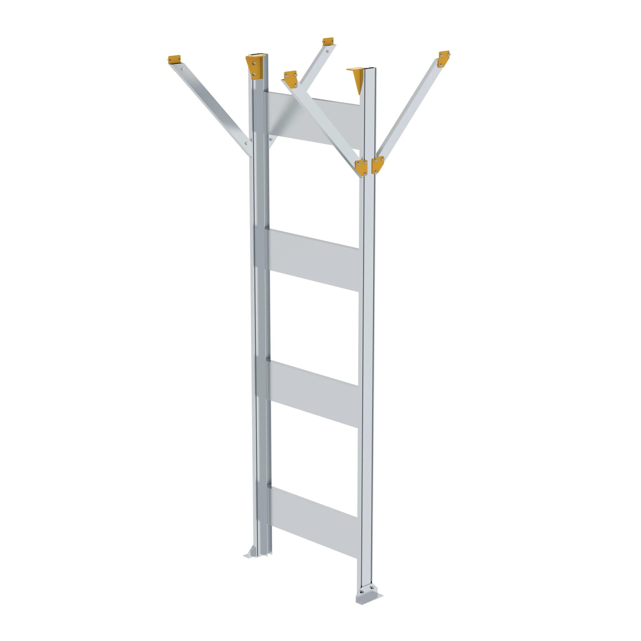MUNK | Stützteil für Baukastensystem Laufsteganlage Plattformhöhe 2500-3000 mm