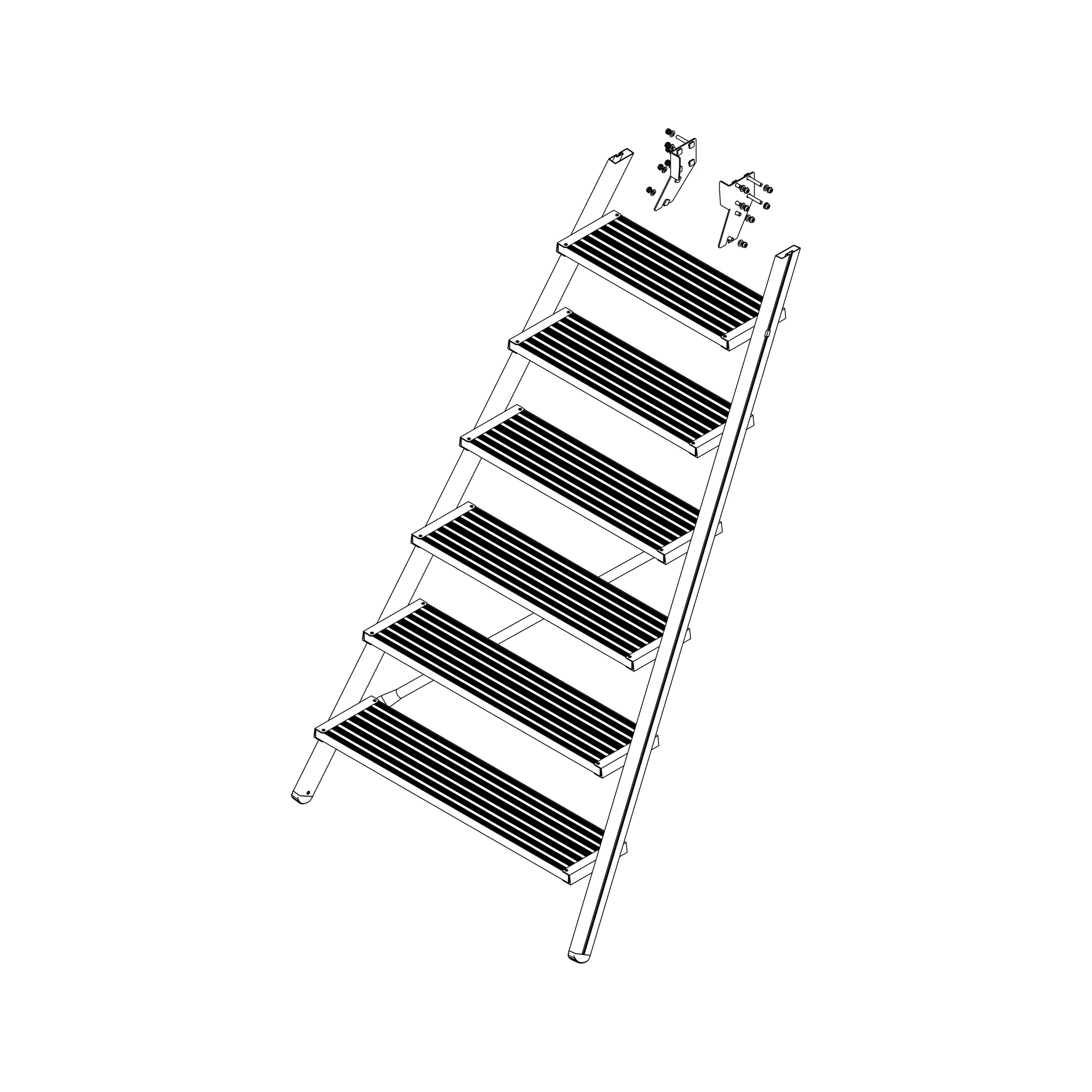 MUNK | Aufstieg Podesttreppe 7 Stufen inkl. Montagesatz