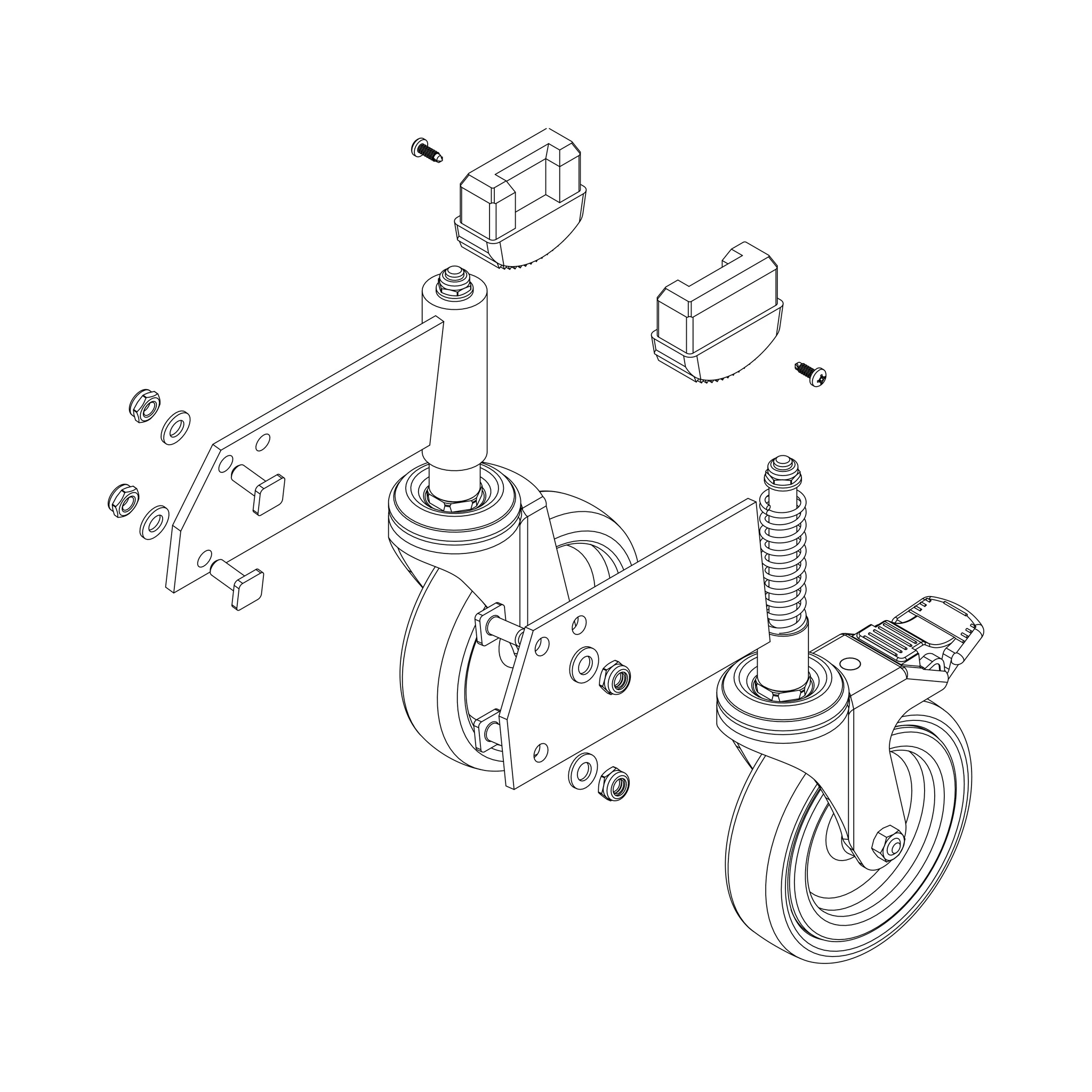 MUNK | Rollensatz antistatisch elektrisch ableitfähig
