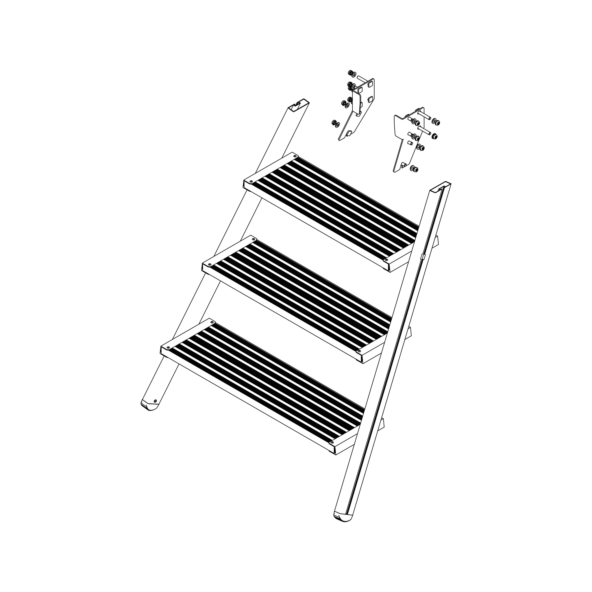 MUNK | Aufstieg Podesttreppe 4 Stufen inkl. Montagesatz