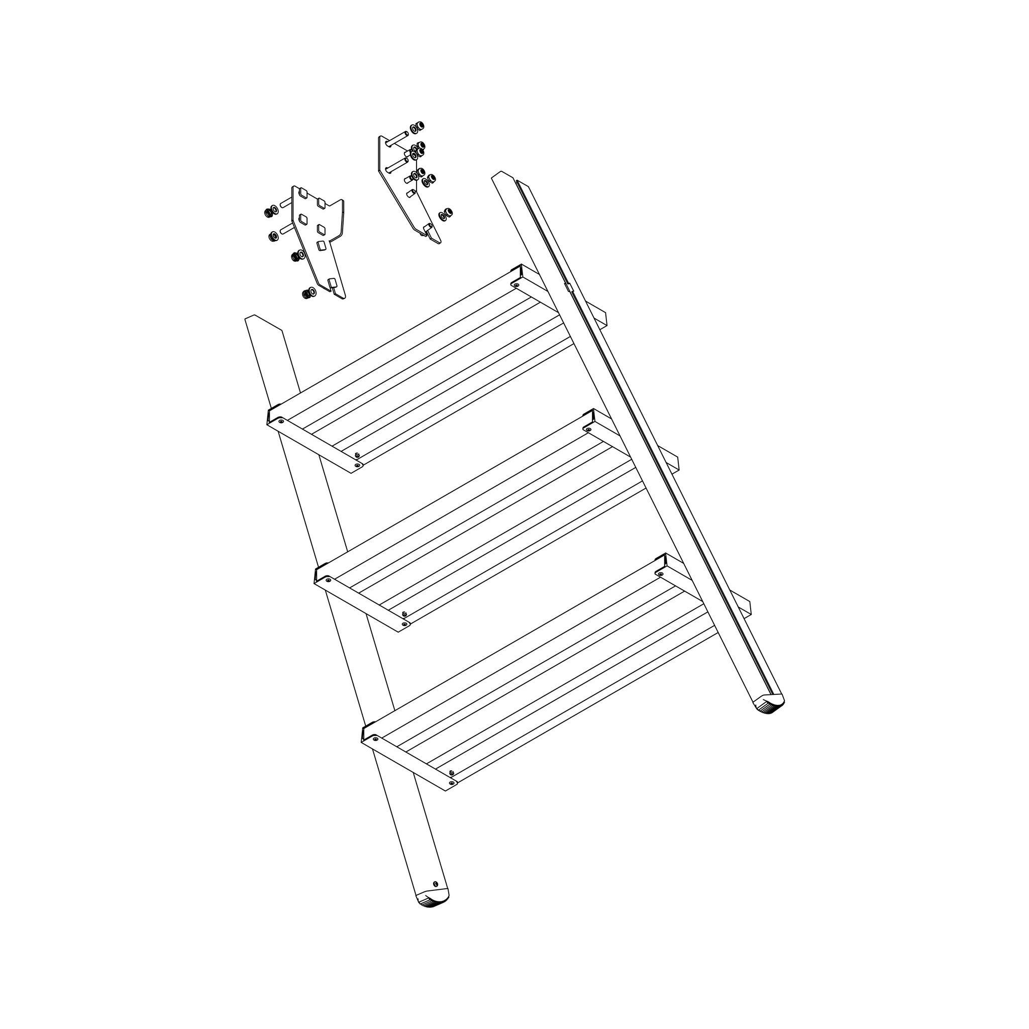 MUNK | Aufstieg Podesttreppe 4 Stufen inkl. Montagesatz – Bild 2
