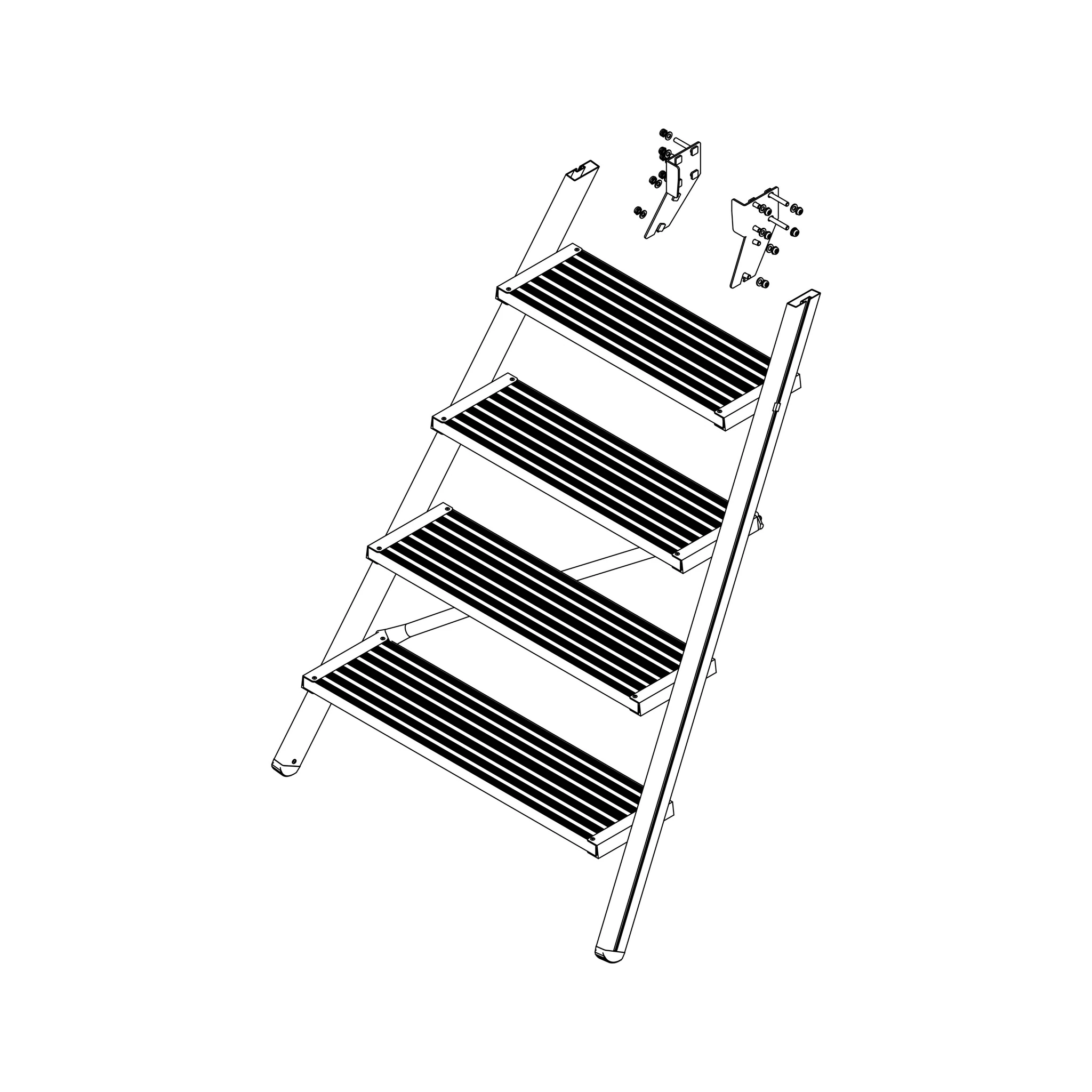 MUNK | Aufstieg Podesttreppe 5 Stufen inkl. Montagesatz