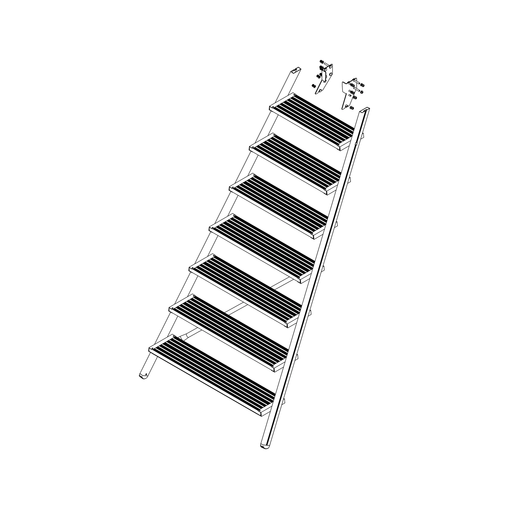 MUNK | Aufstieg Podesttreppe 8 Stufen inkl. Montagesatz