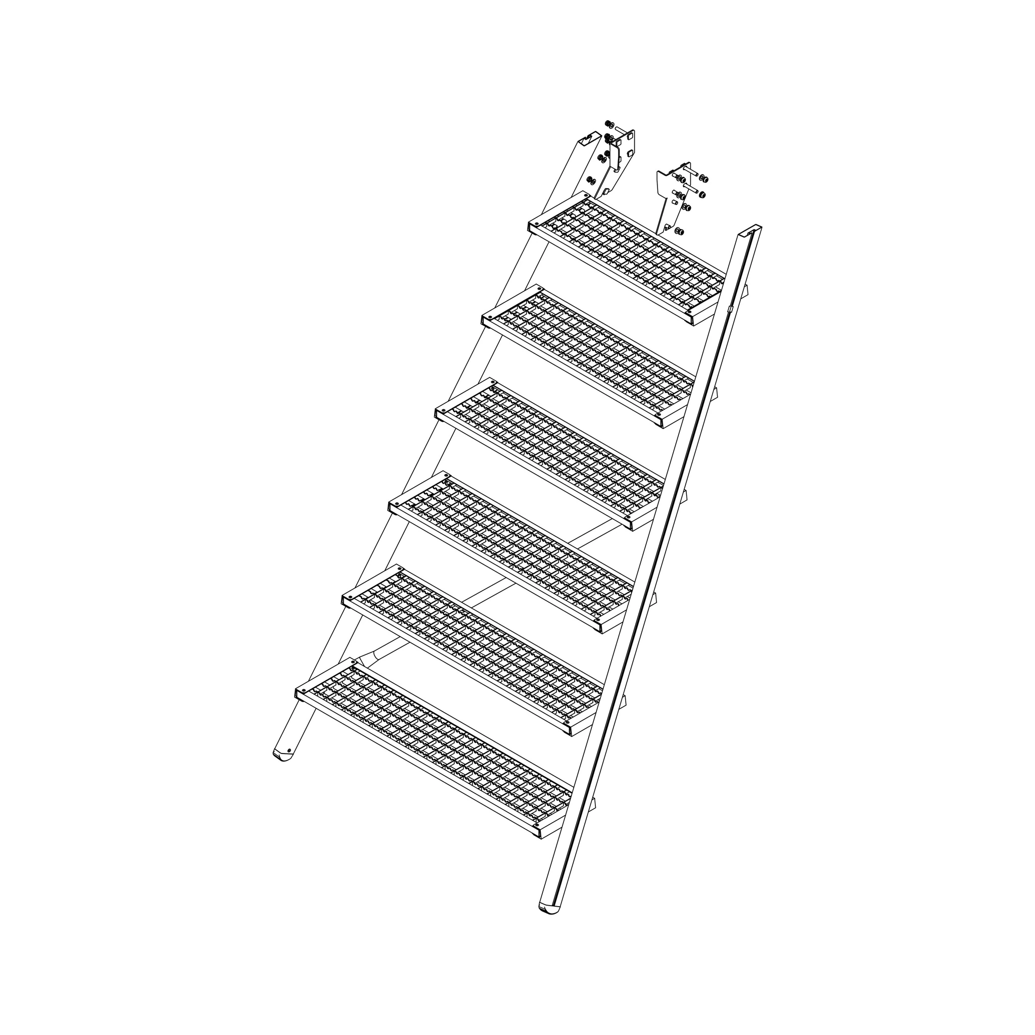 MUNK | Aufstieg Podesttreppe 7 Stufen inkl. Montagesatz