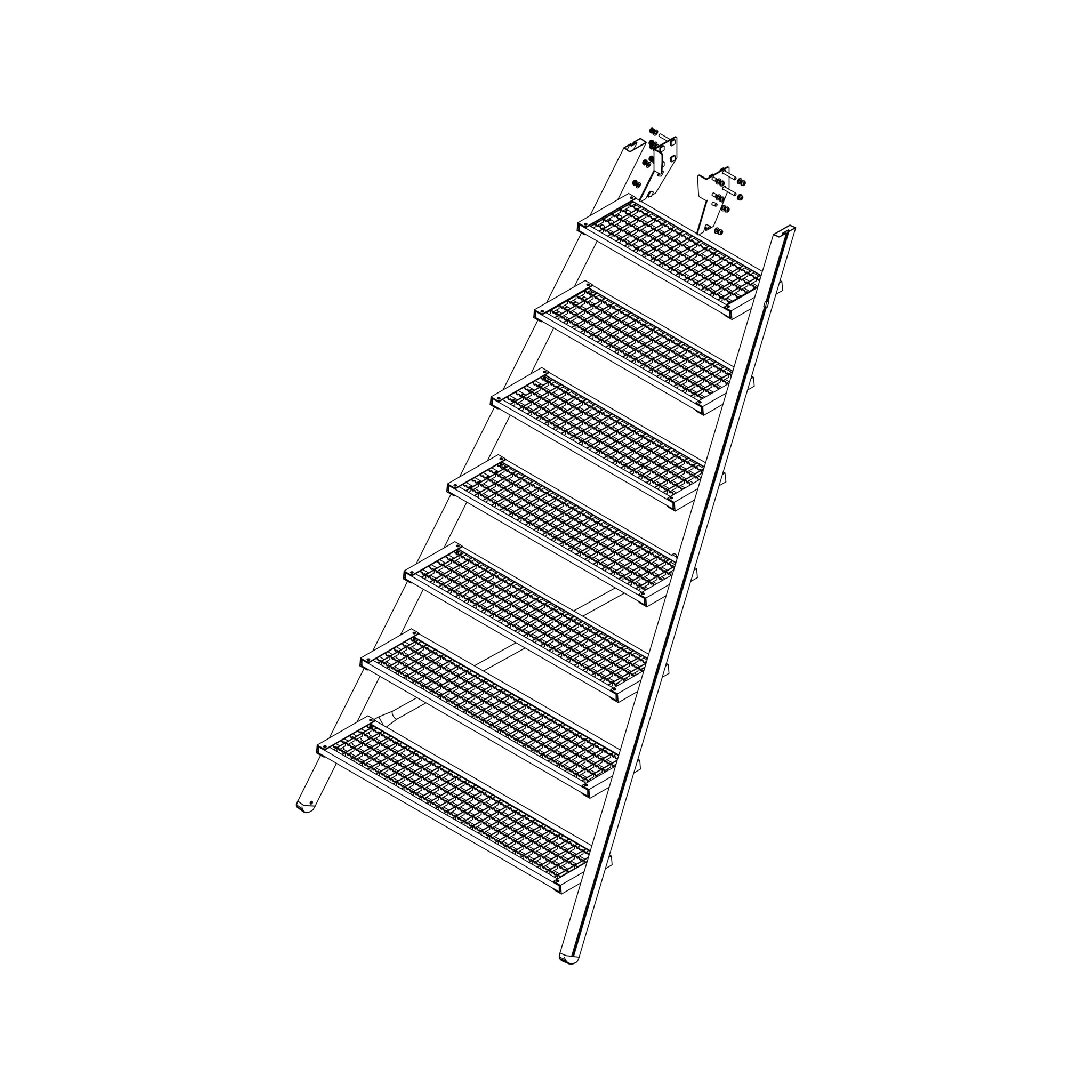 MUNK | Aufstieg Podesttreppe 8 Stufen inkl. Montagesatz
