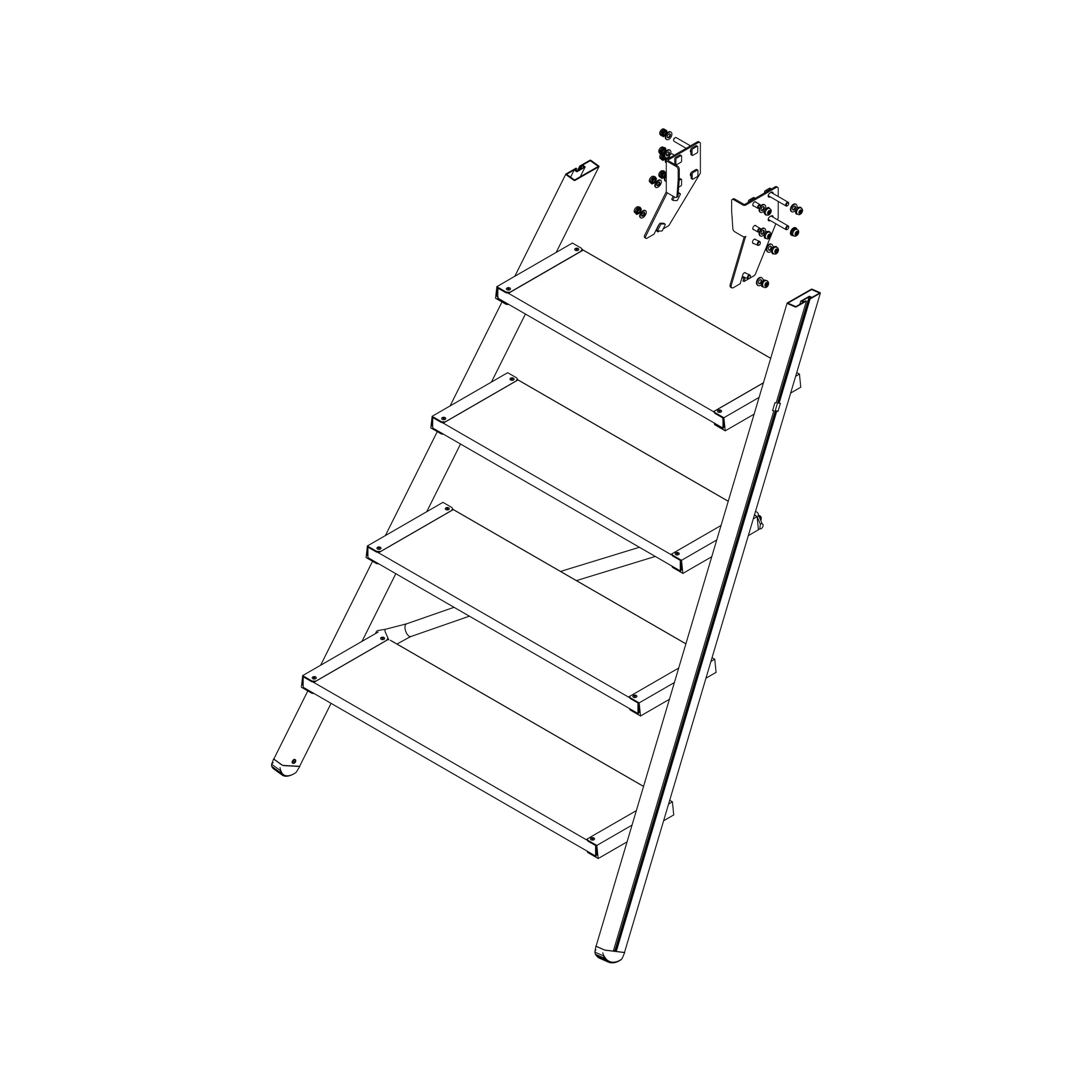 MUNK | Aufstieg Podesttreppe 5 Stufen inkl. Montagesatz