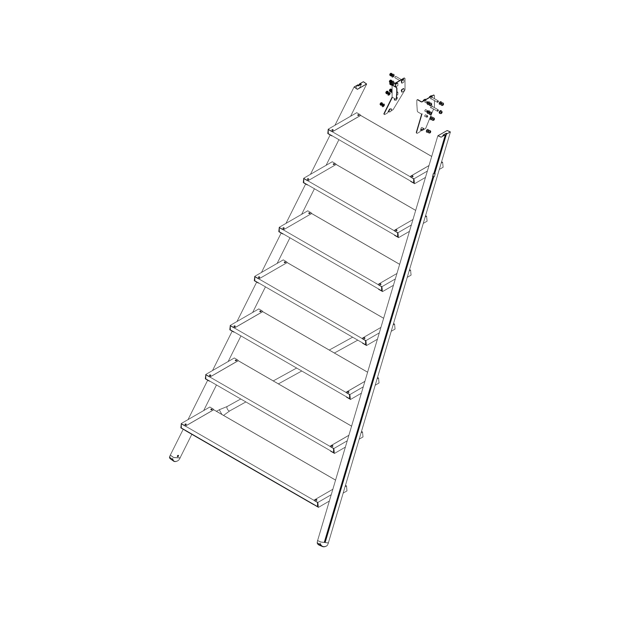 MUNK | Aufstieg Podesttreppe 8 Stufen inkl. Montagesatz