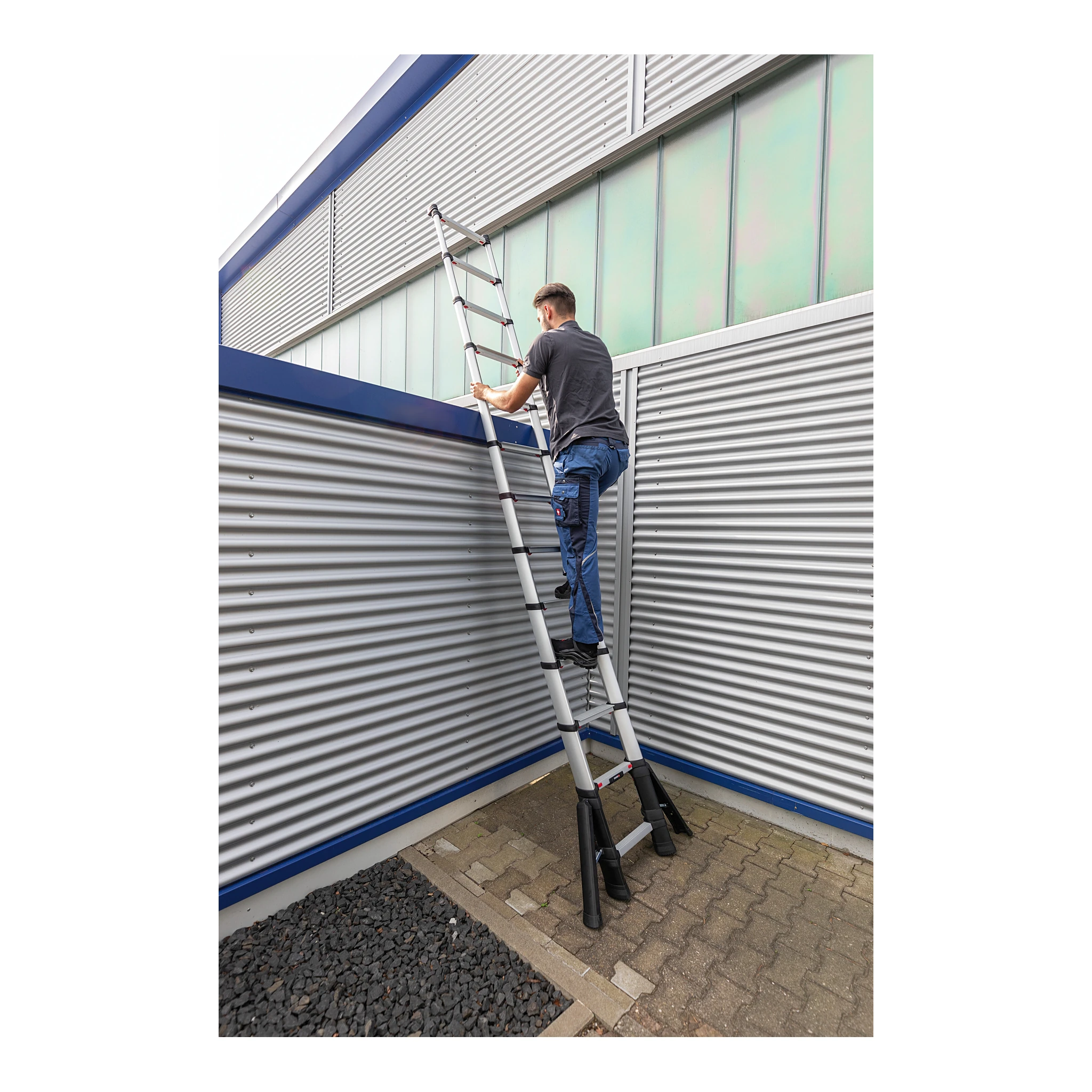 MUNK | Stufen-Teleskopleiter Prime Line 13 Stufen – Bild 10