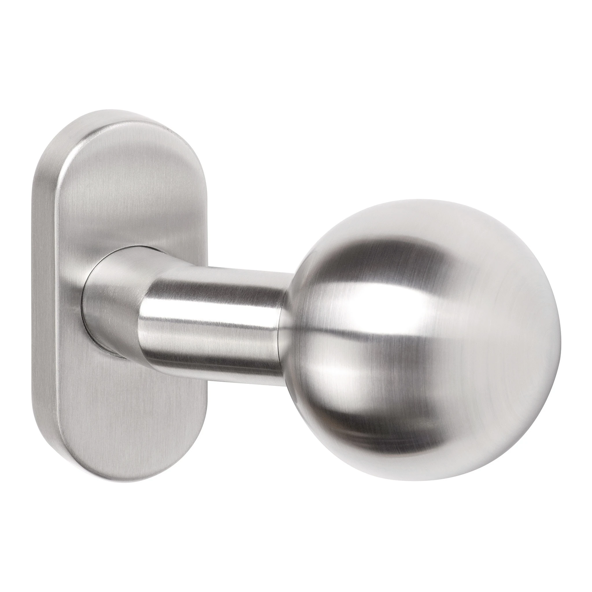 TECWERK | Rahmentürknopf | Material Edelstahl 60 | gekröpft
