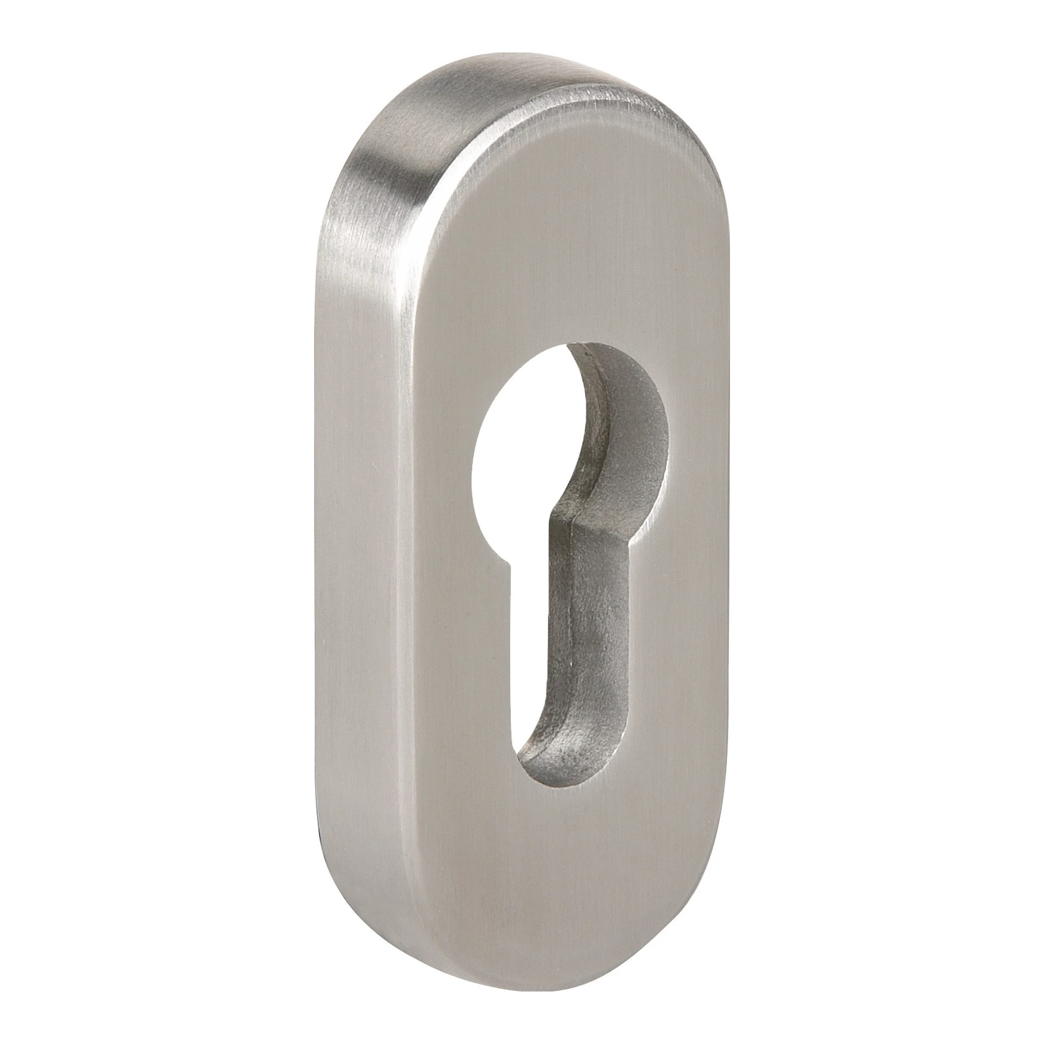 TECWERK | Ovalrosette | Edelstahl 60 | Schildstärke 10 mm PZ