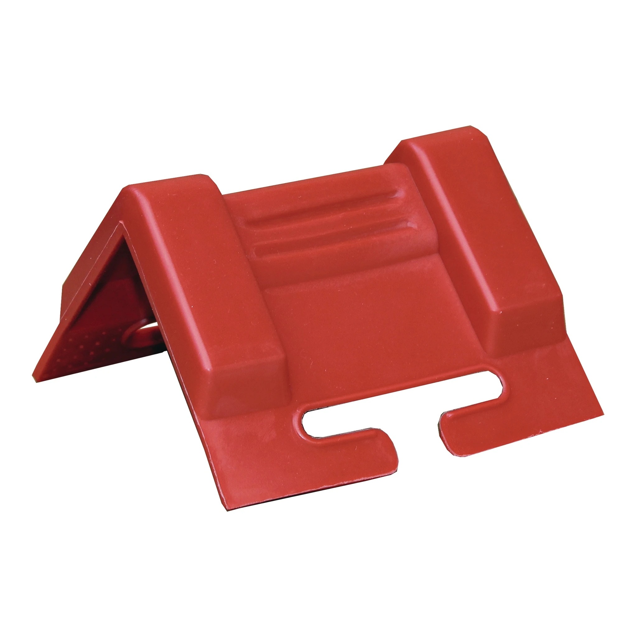 TECWERK | Kantenschutzwinkel | Schenkellänge 95 x 95 mm rot | mit Schlitz