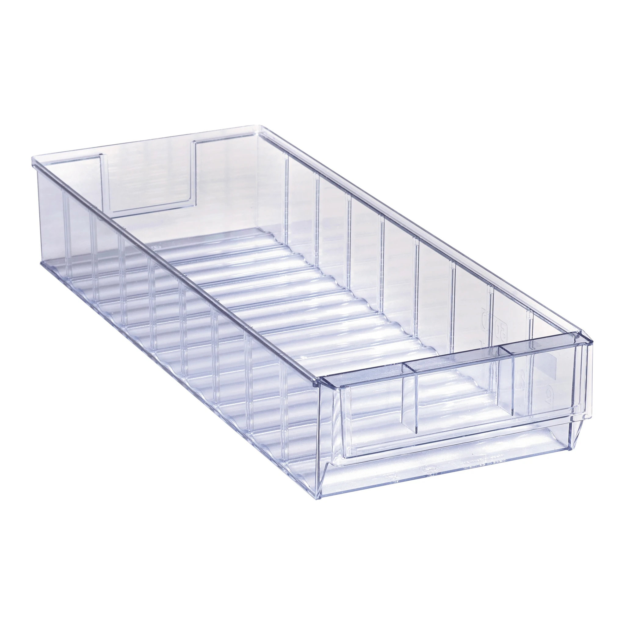 TECWERK | Regalkasten | L500xB183xH81mm | transparent SAN