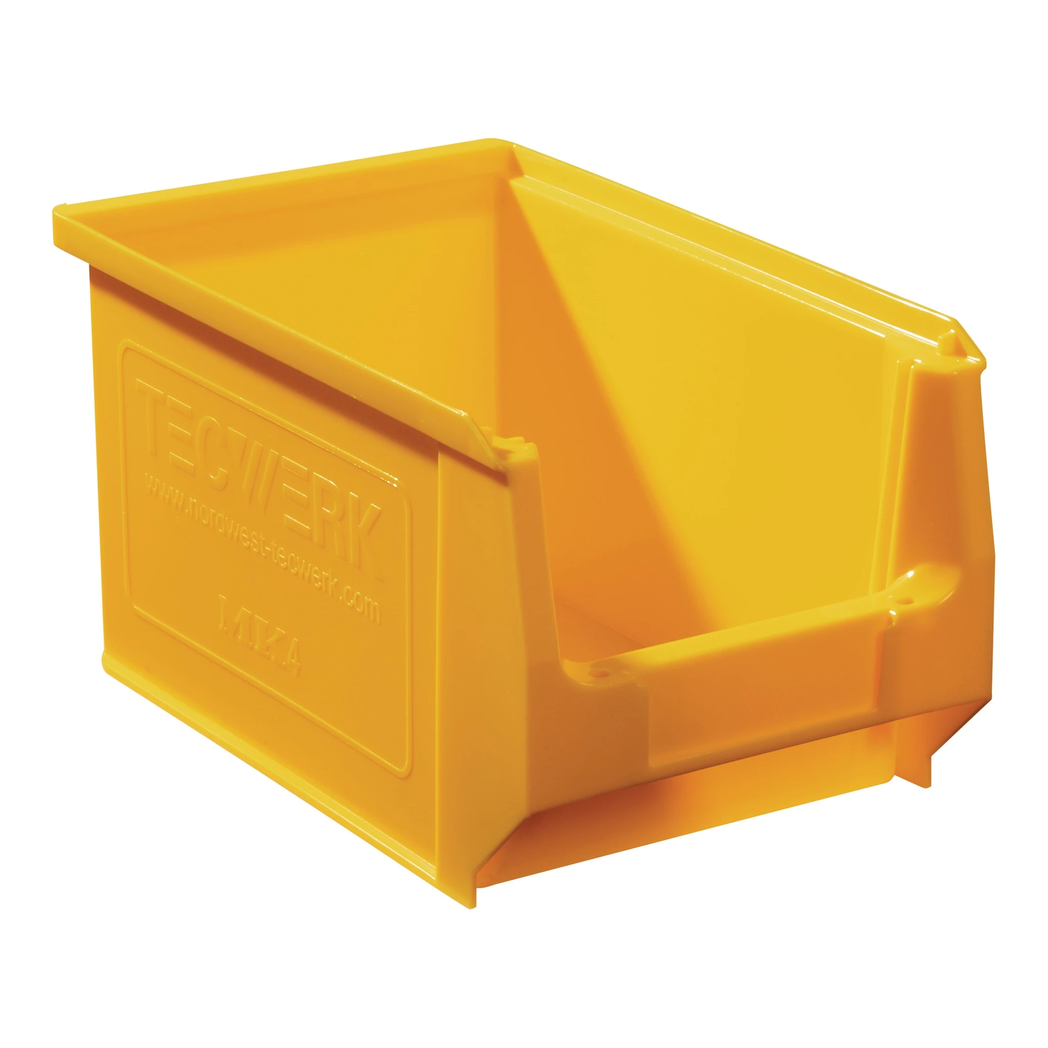 TECWERK | Sichtlagerkasten | L230/200xB150xH130mm | PE gelb