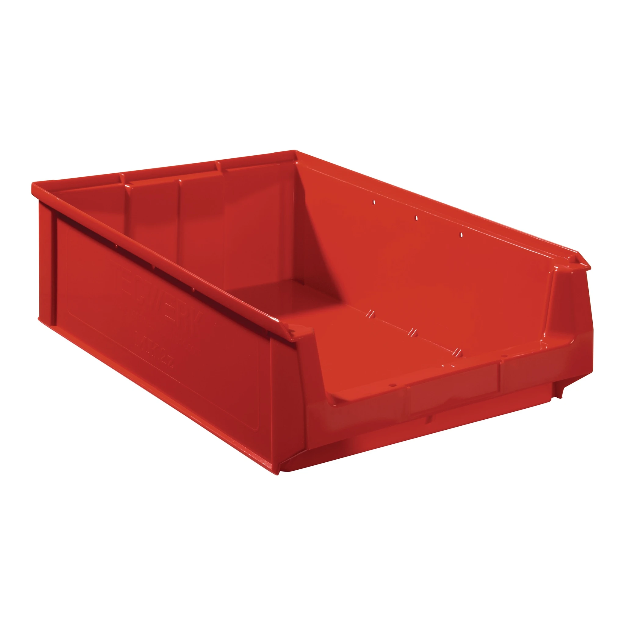 TECWERK | Sichtlagerkasten | L500/450xB310xH140mm | PE rot