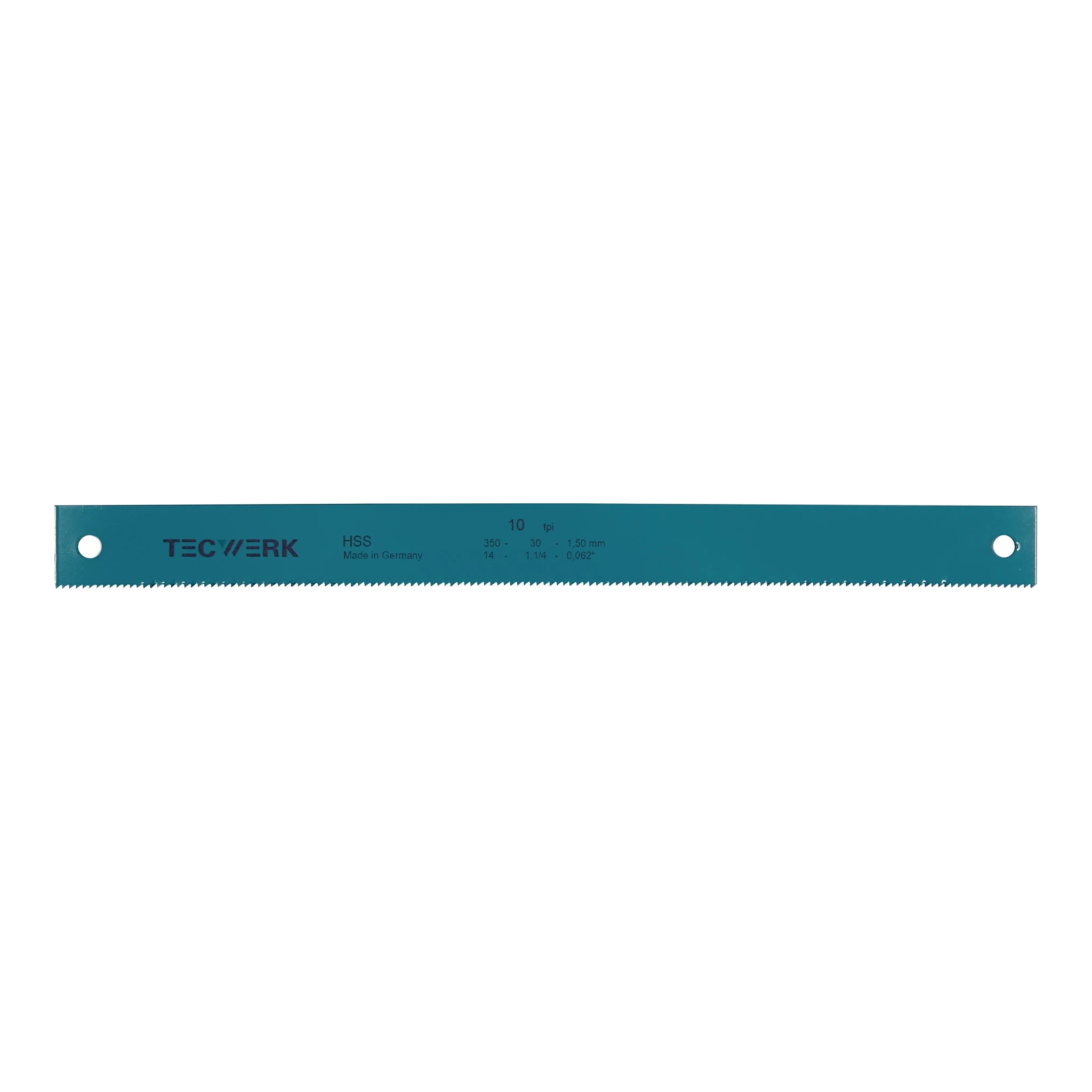 TECWERK | Maschinensägeblatt | L300xB25xS1,6mm | HSS Loch-Ø 8,5 mm