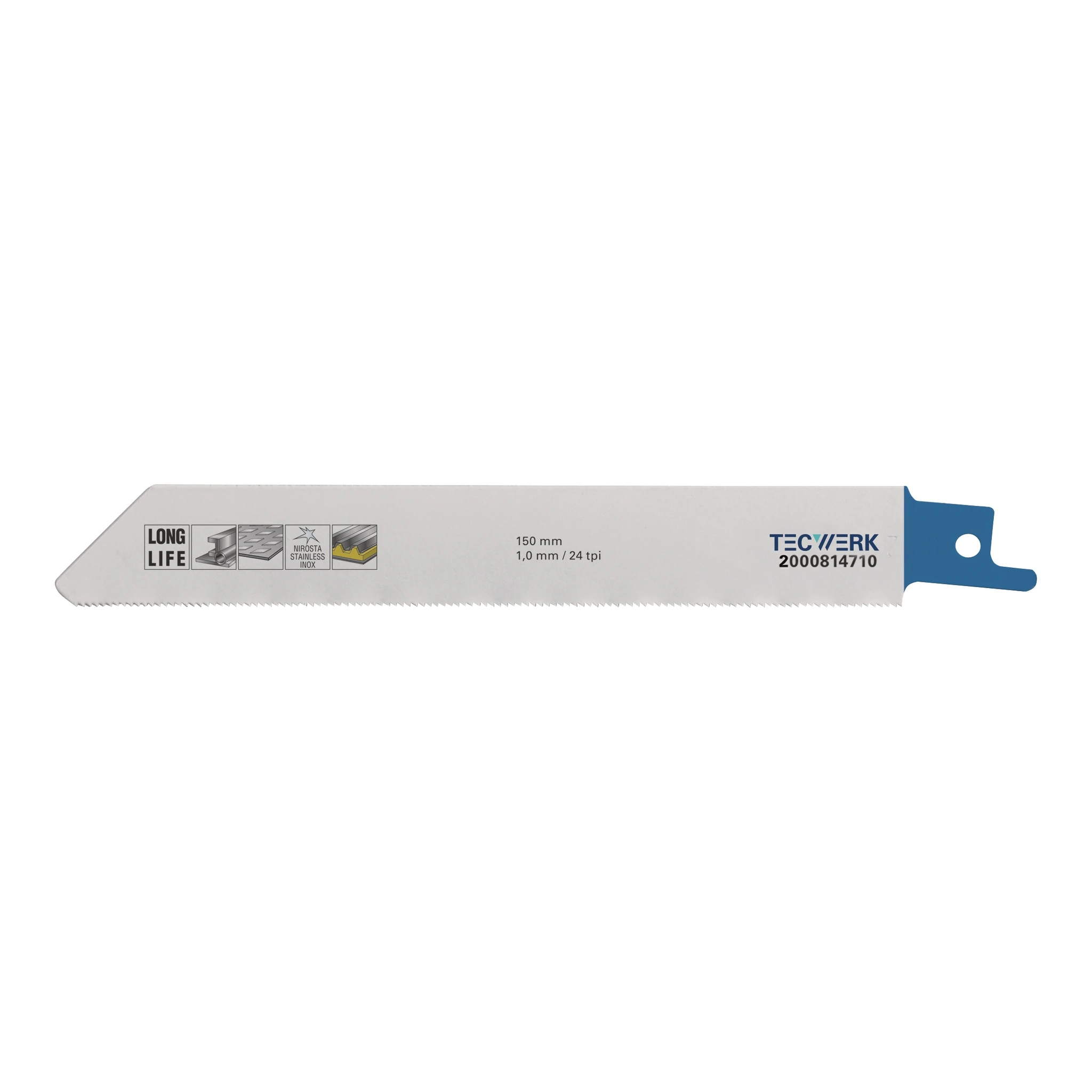 TECWERK | Säbelsägeblatt | Länge 150 mm | Zahnteilung TPI 14 1,8 mm