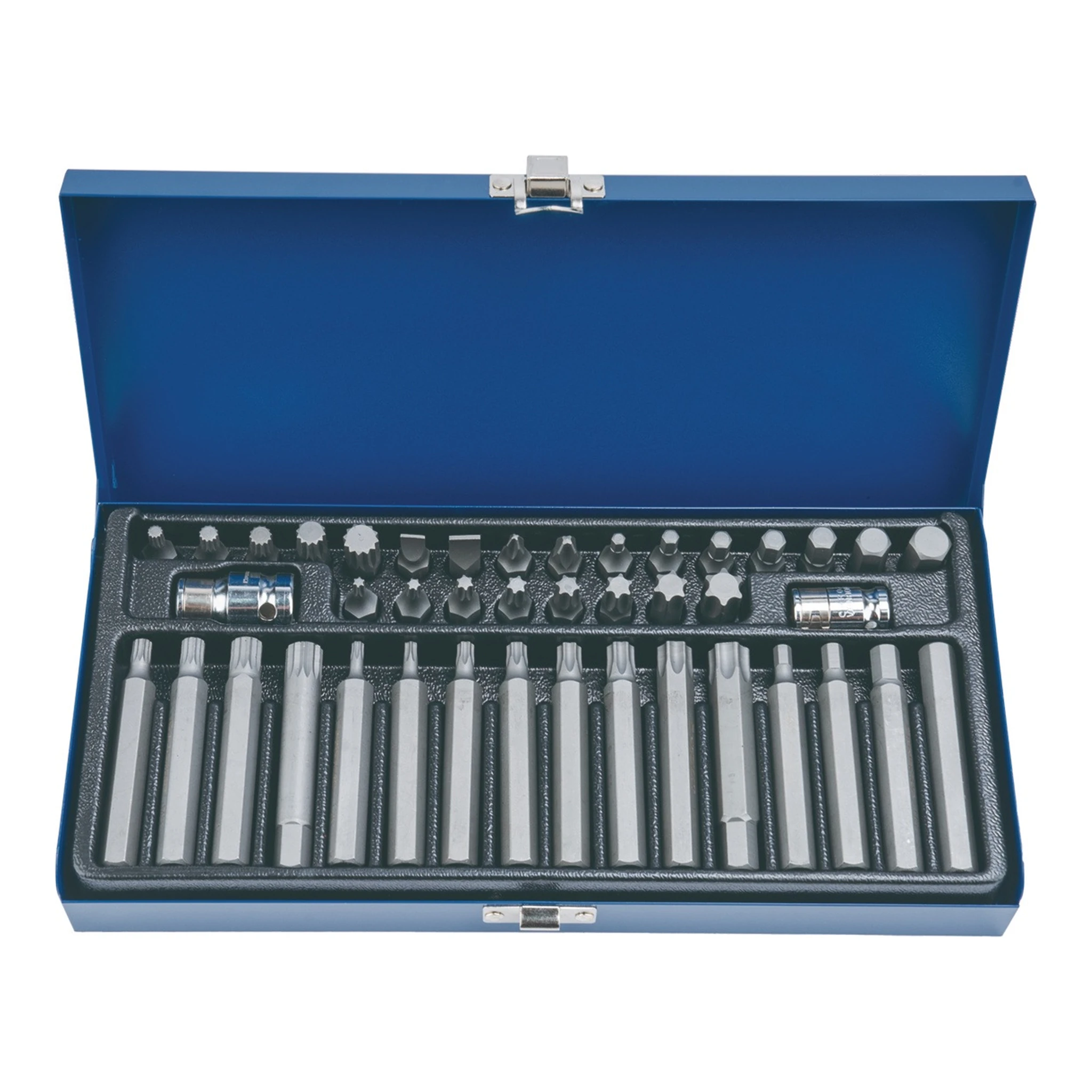 TECWERK | Kraftschrauber-Satz | 40-teilig | lang, Schlitz/PH/i6-KT./XZN/T