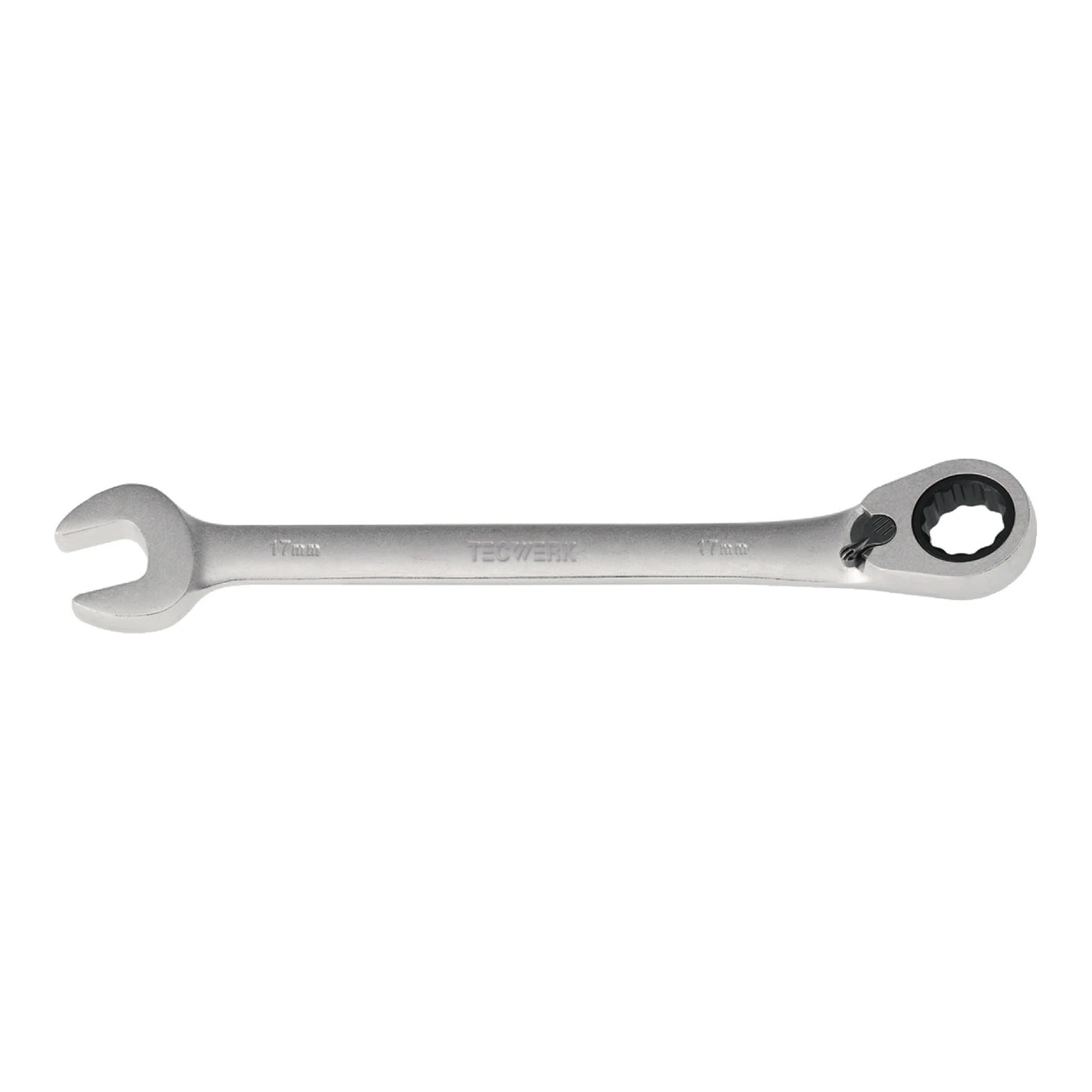 TECWERK | Maulringratschenschlüssel | Schlüsselweite 10 mm Länge 158 mm | umschaltbar