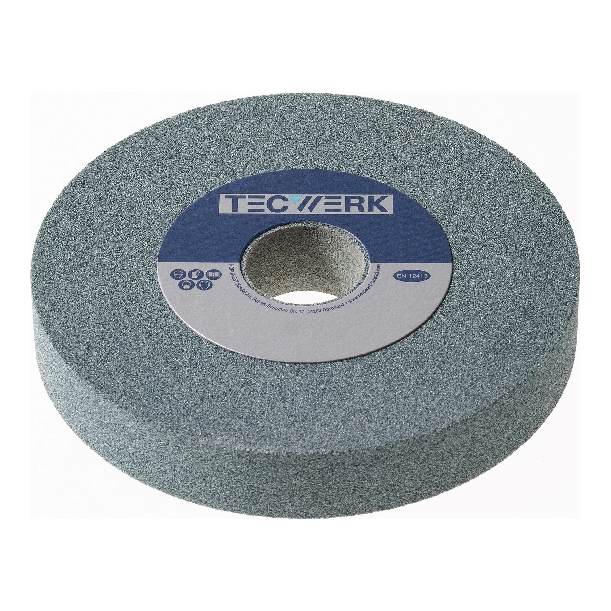 TECWERK | Schleifbockscheibe | Ø125xB20x32mm 80 | Form A