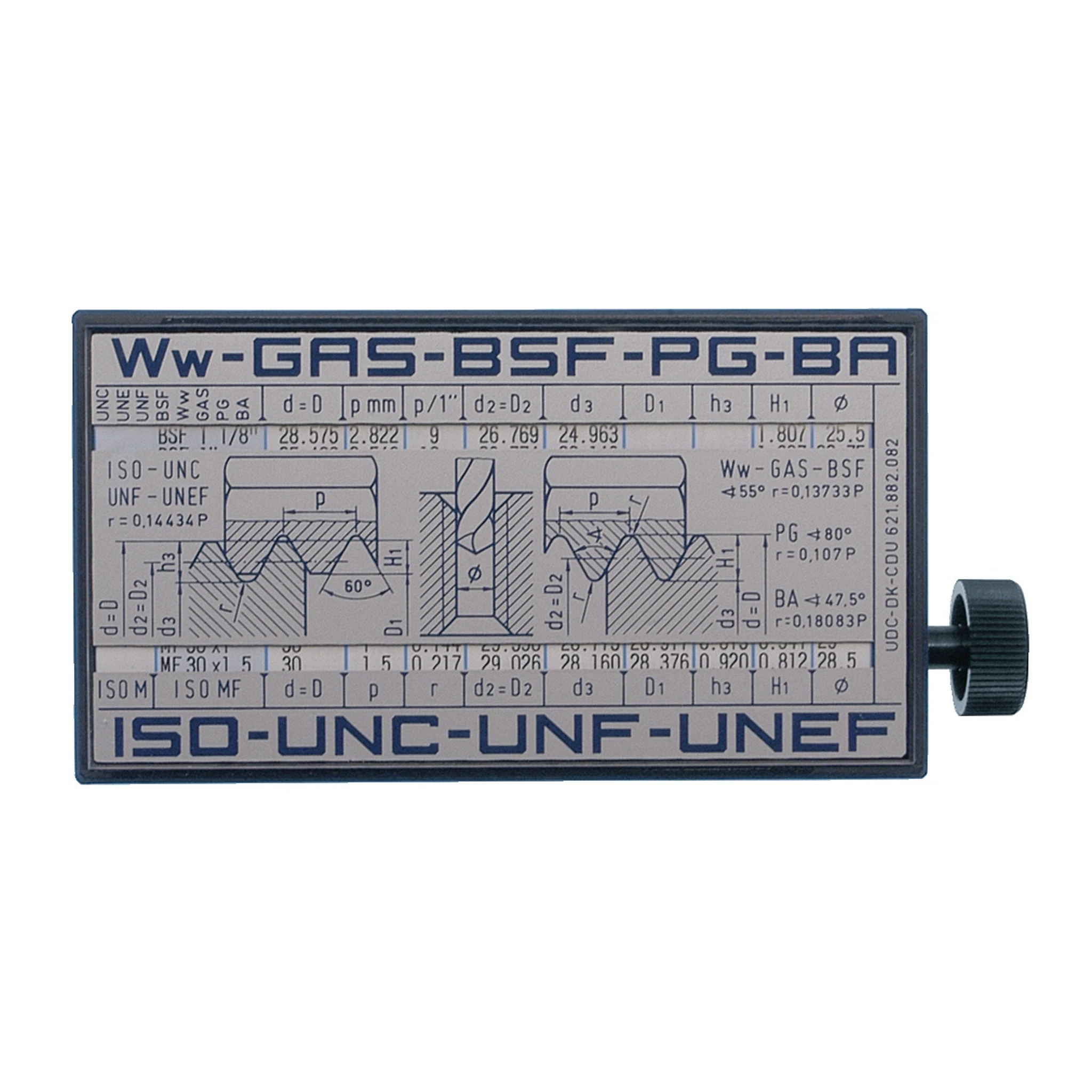 TECWERK | ISO-Gewindeanzeiger | B60xT30xH110mm